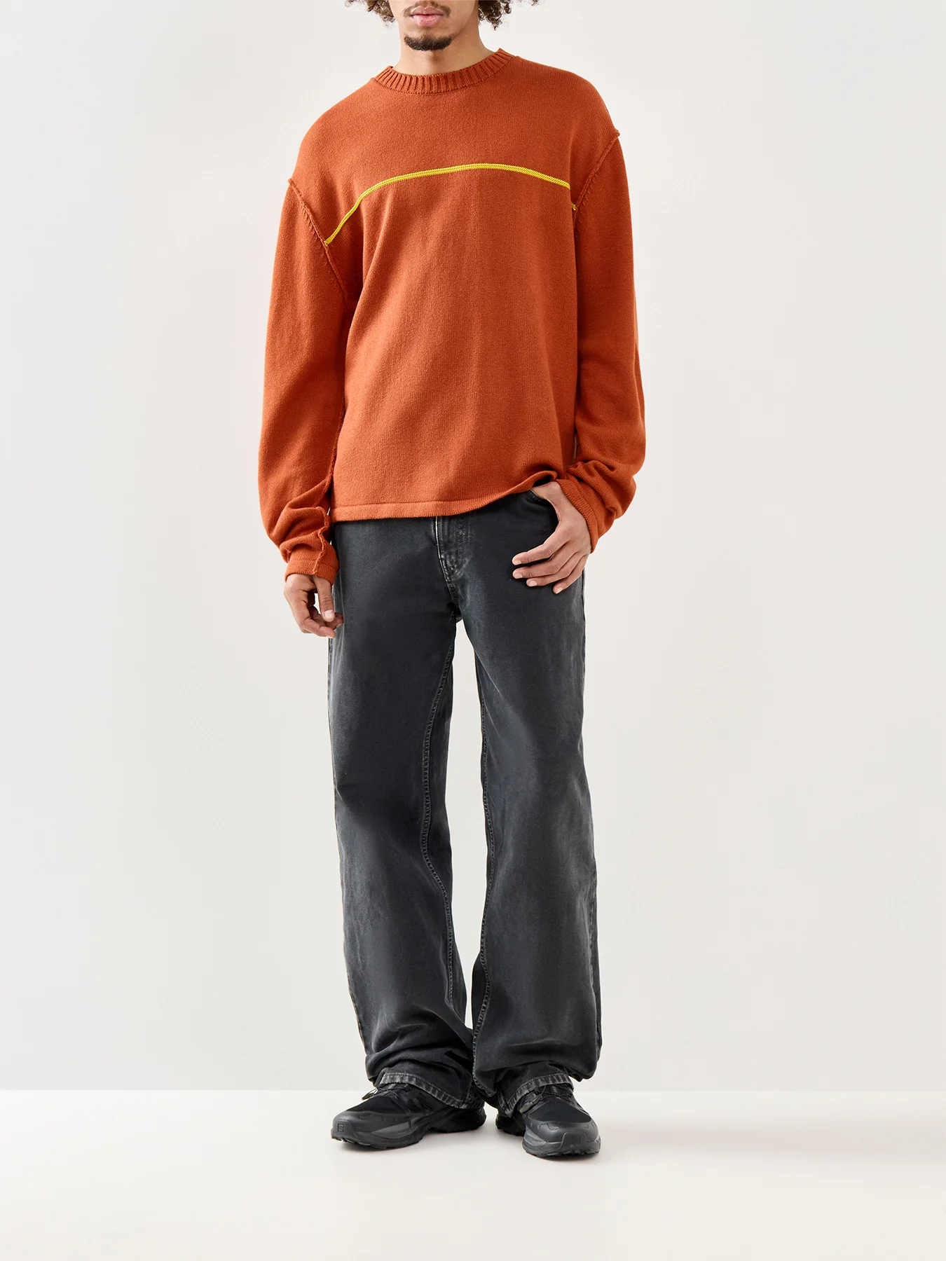 Mercury Crew Knit Orange - Image 2