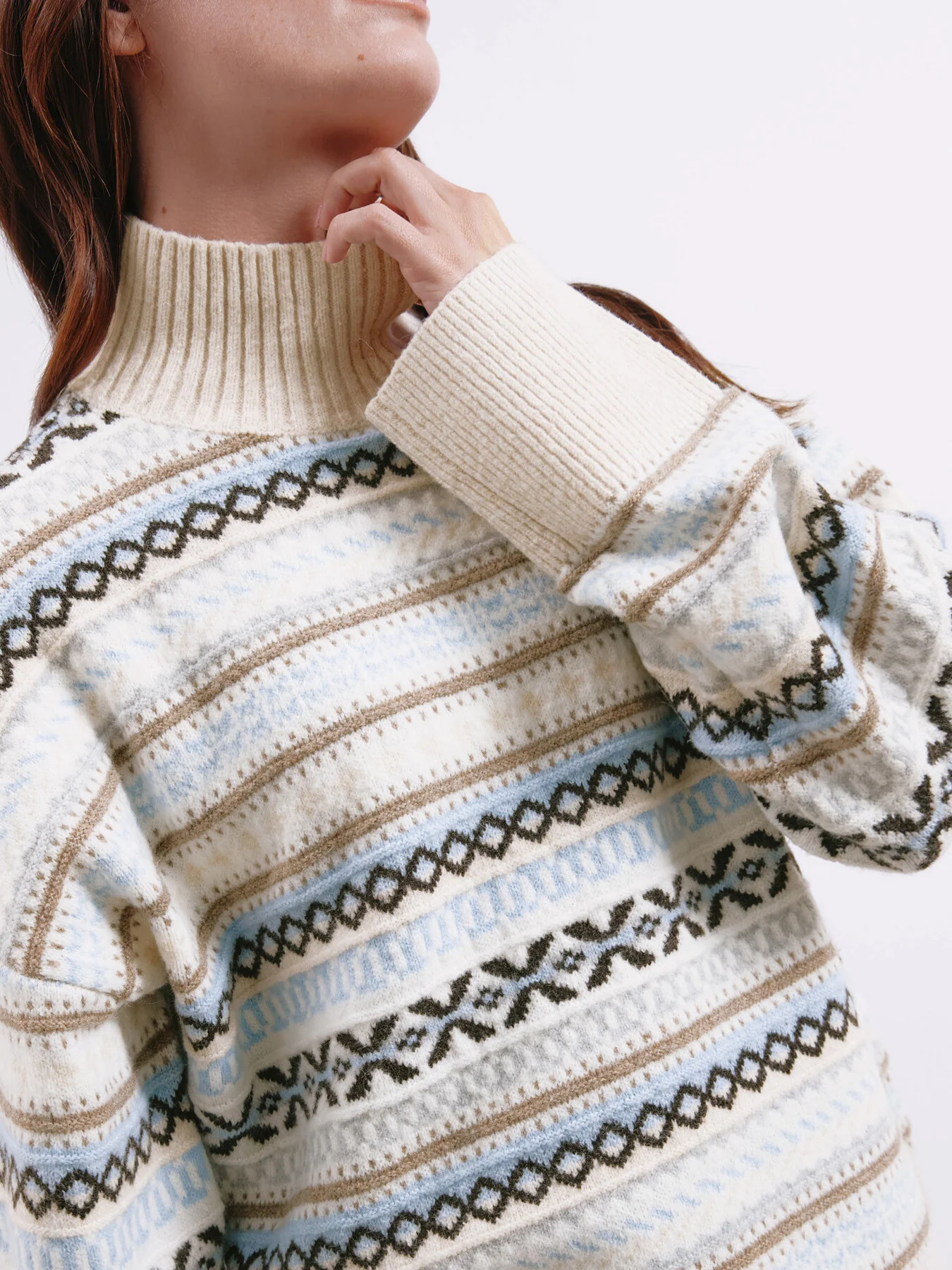 Fair isle Turtle Neck Jumper - Image 4