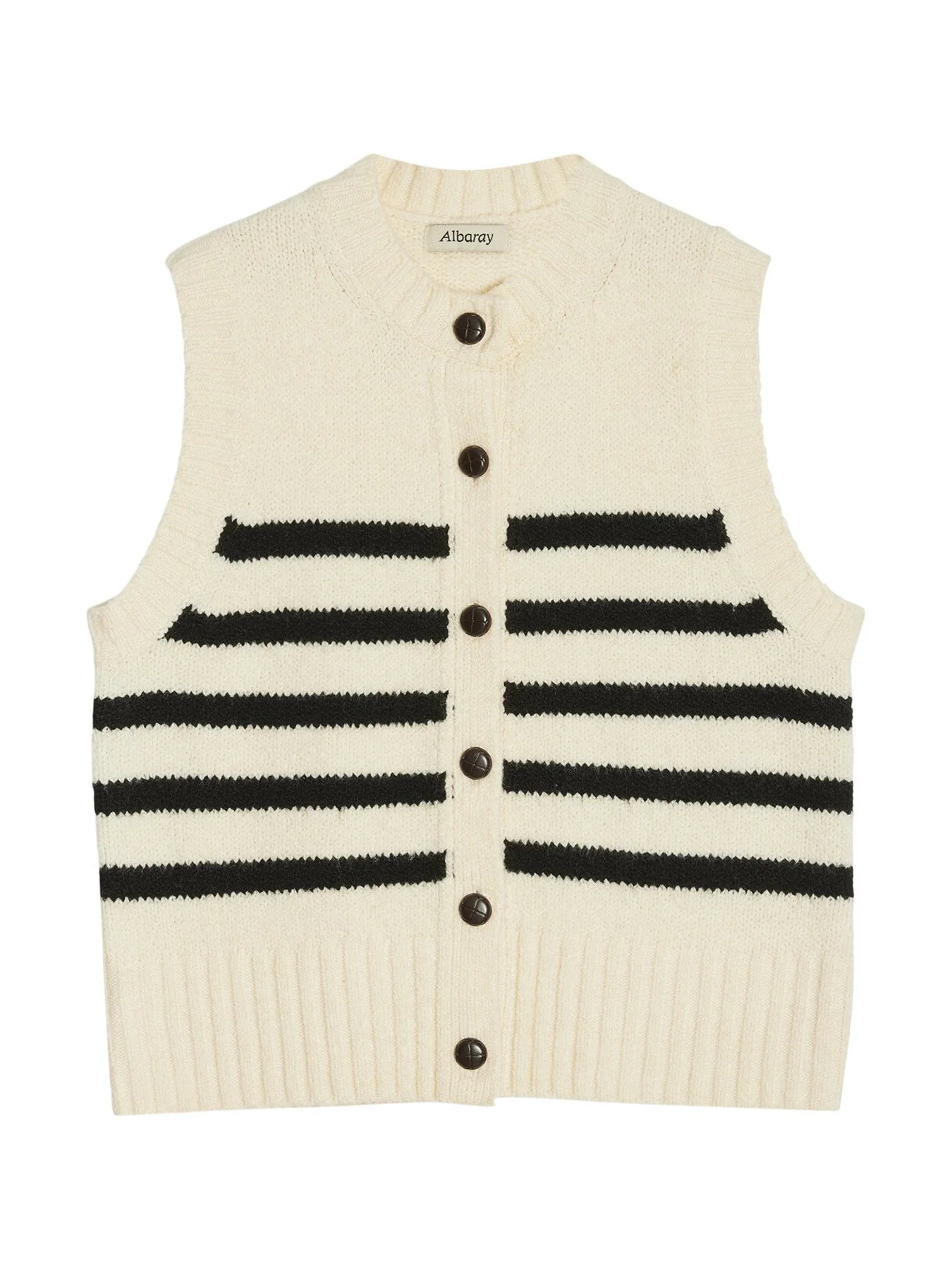 Stripe Button Tank