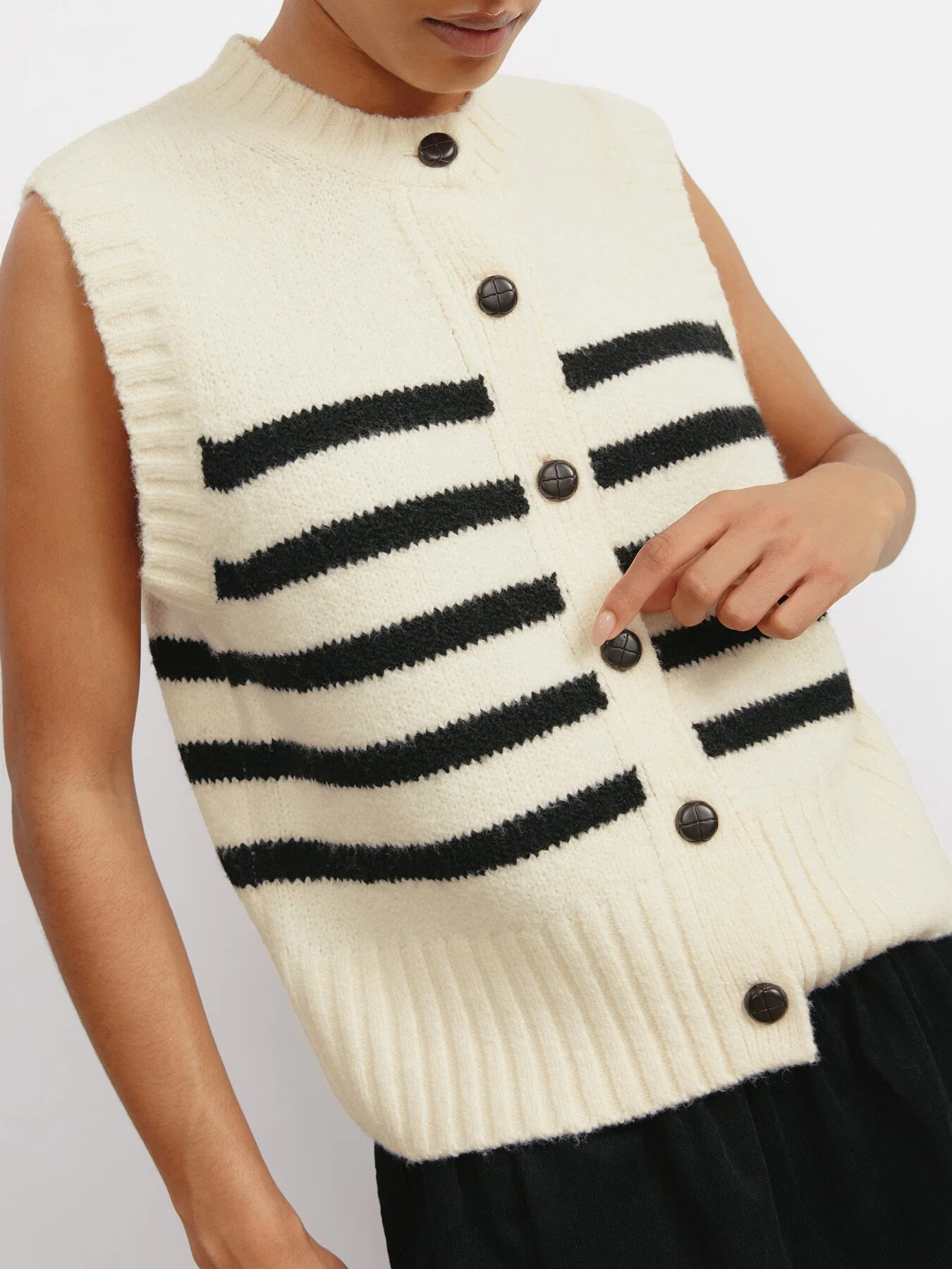 Stripe Button Tank - Image 3