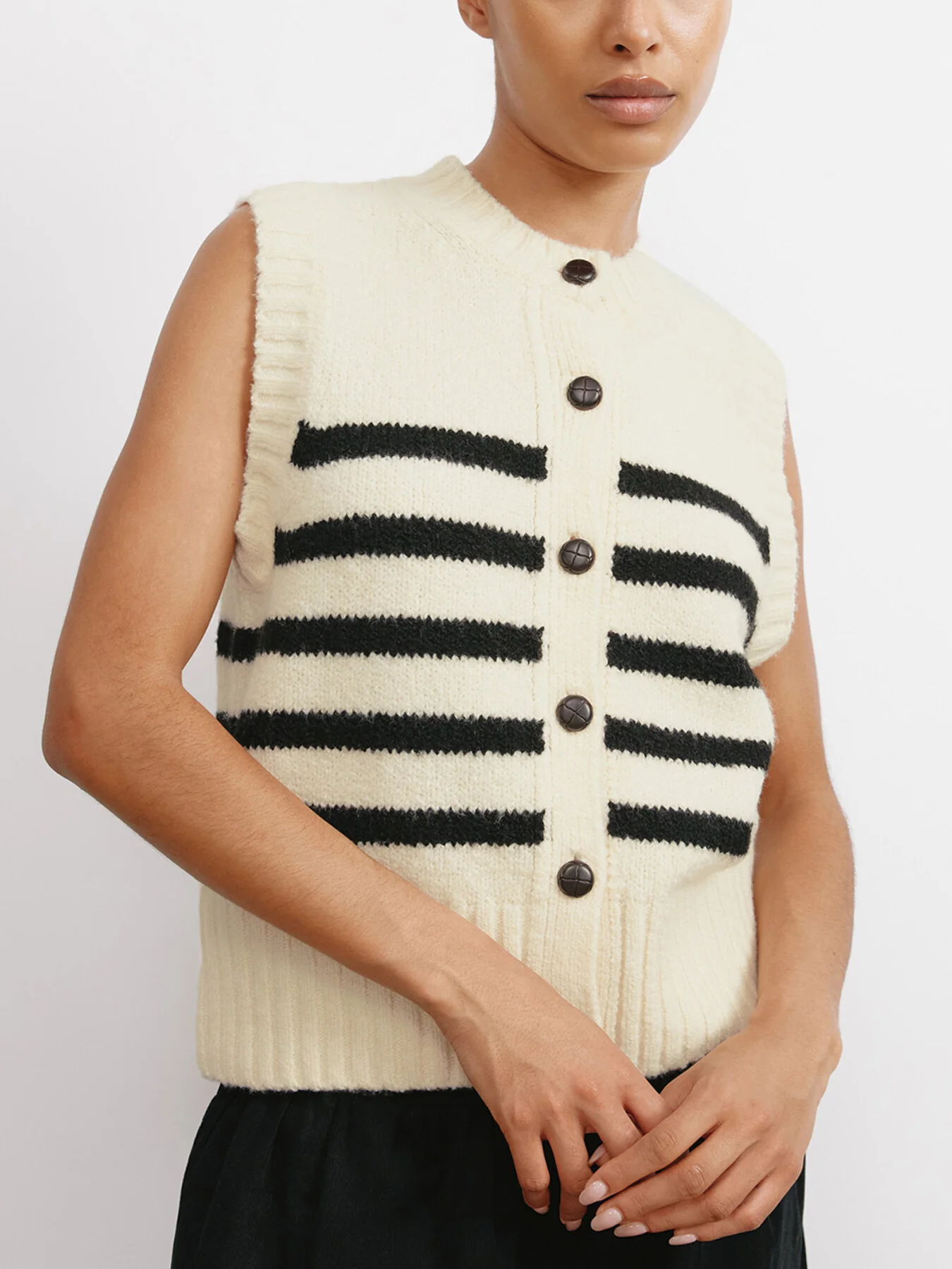 Stripe Button Tank - Image 4