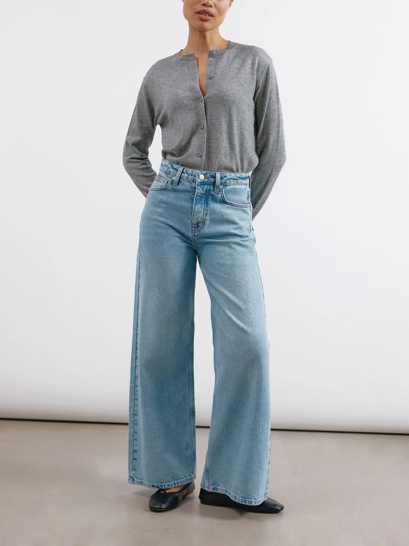 Full Length Wide Length Jeans - Image 2