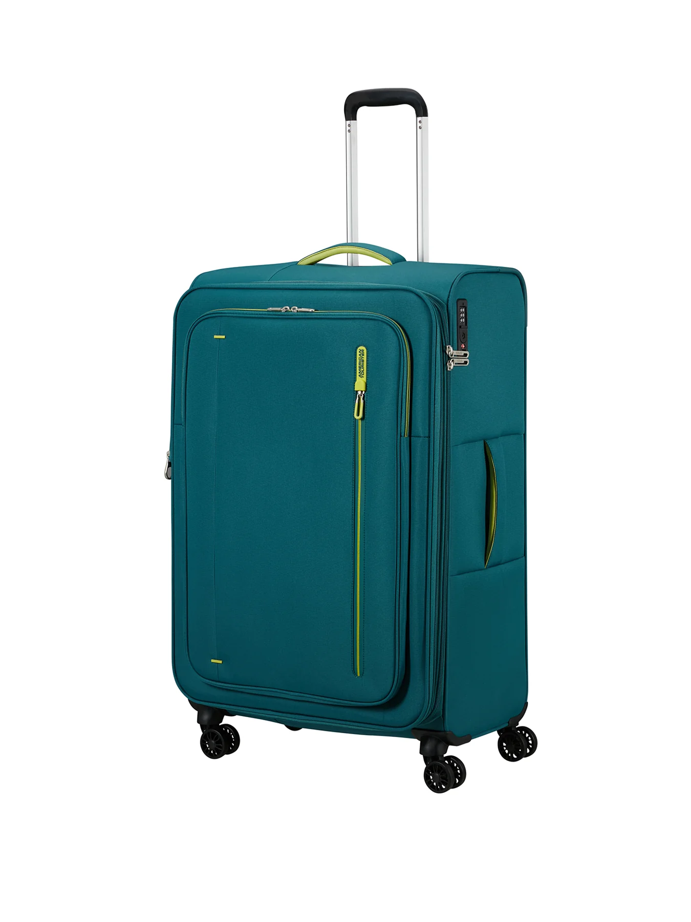 Cloudrider Large Expandable Spinner Suitcase Misty Teal - Image 4