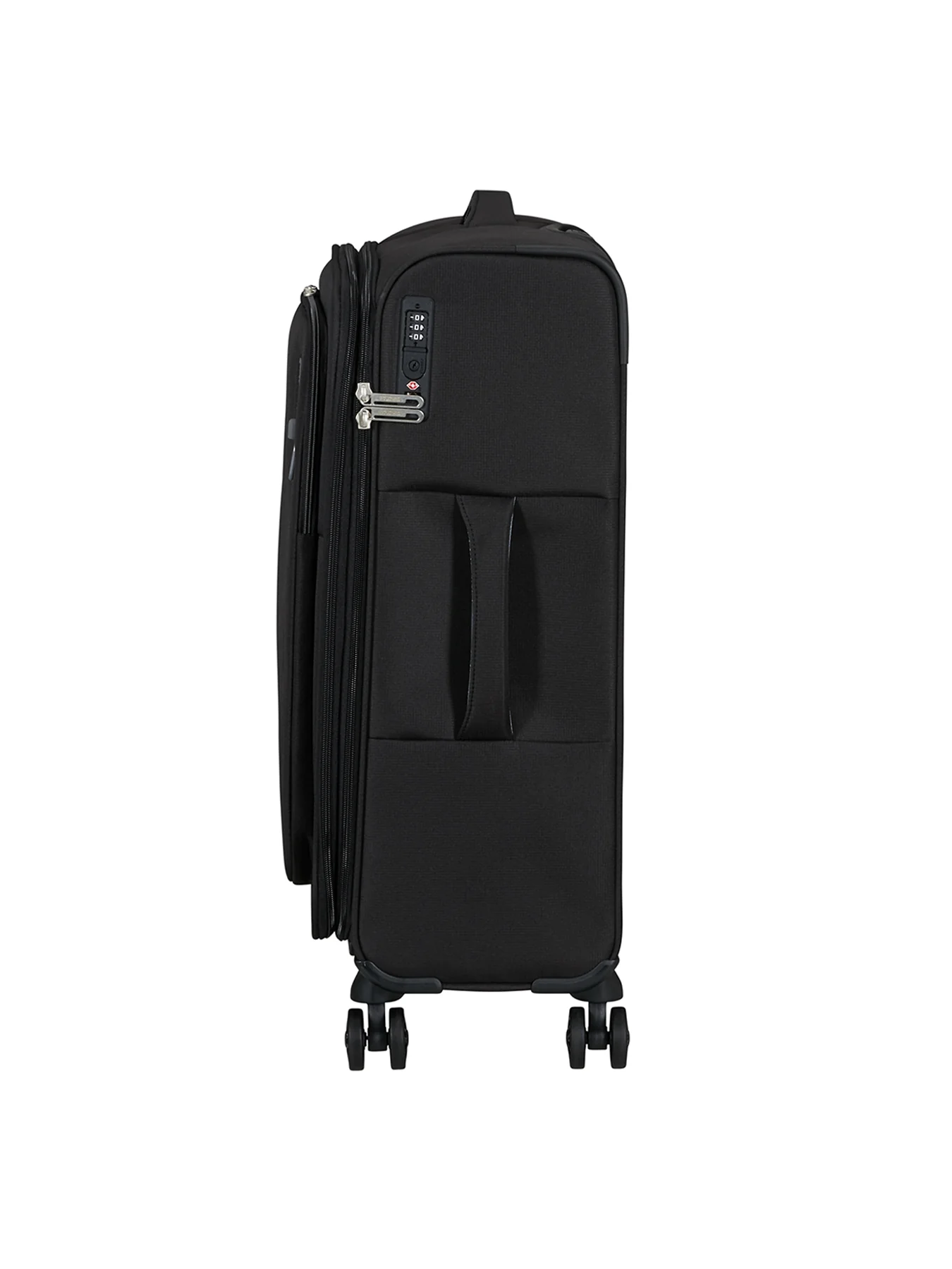 Cloudrider Medium Expandable Spinner Suitcase Jet Black - Image 3