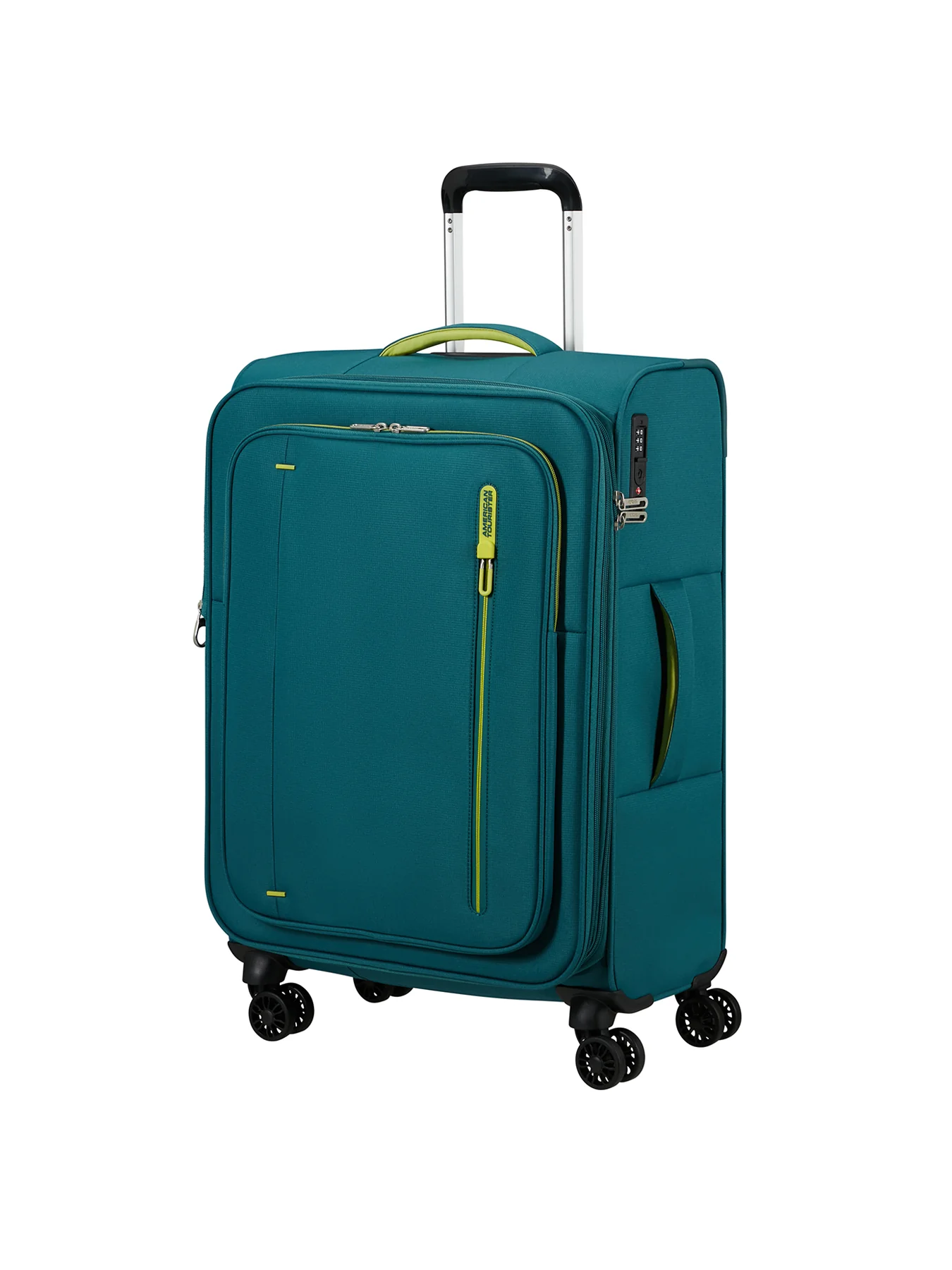 Cloudrider Medium Expandable Spinner Suitcase Misty Teal - Image 3