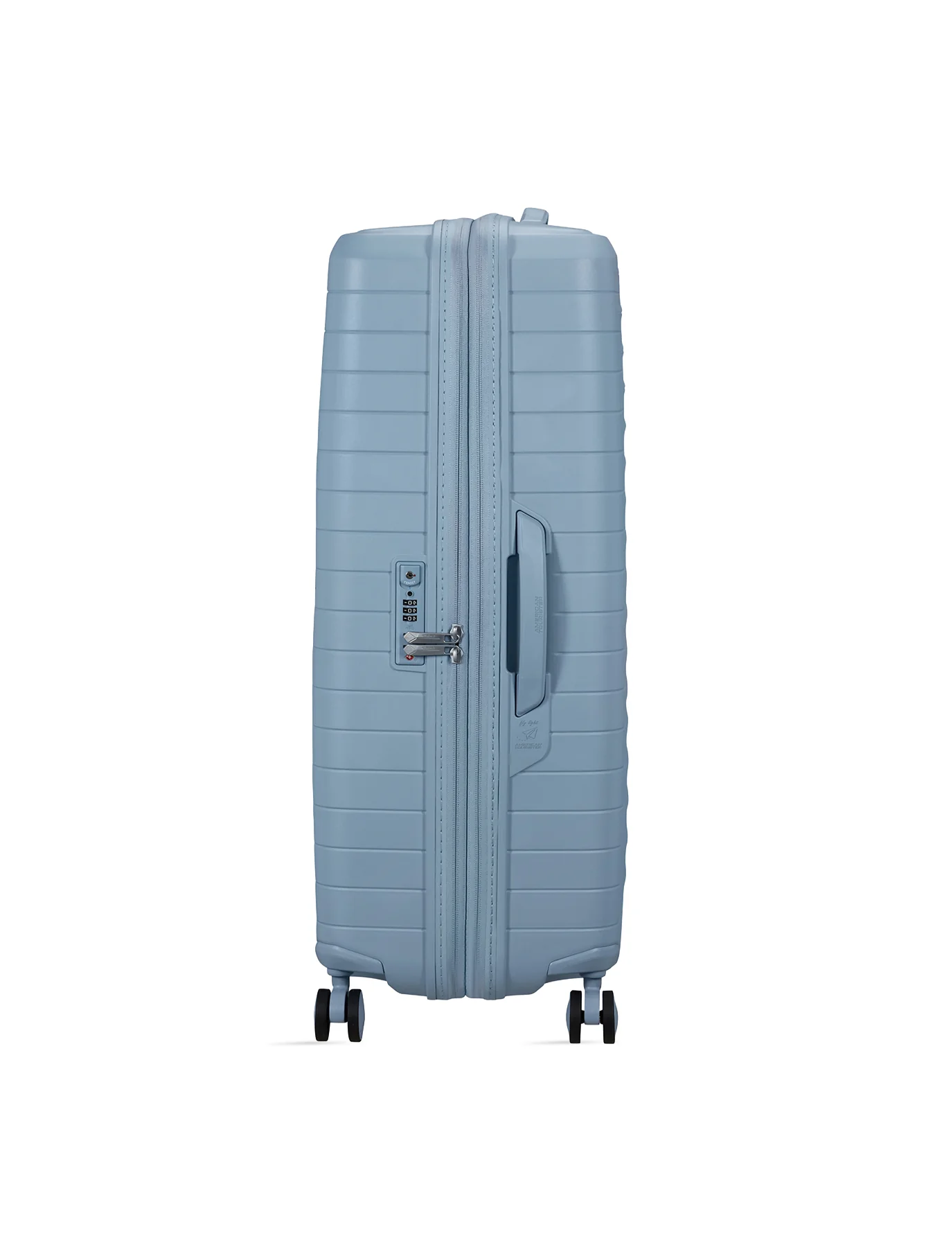 Large Spinner Suitcase Steel Blue - Image 3