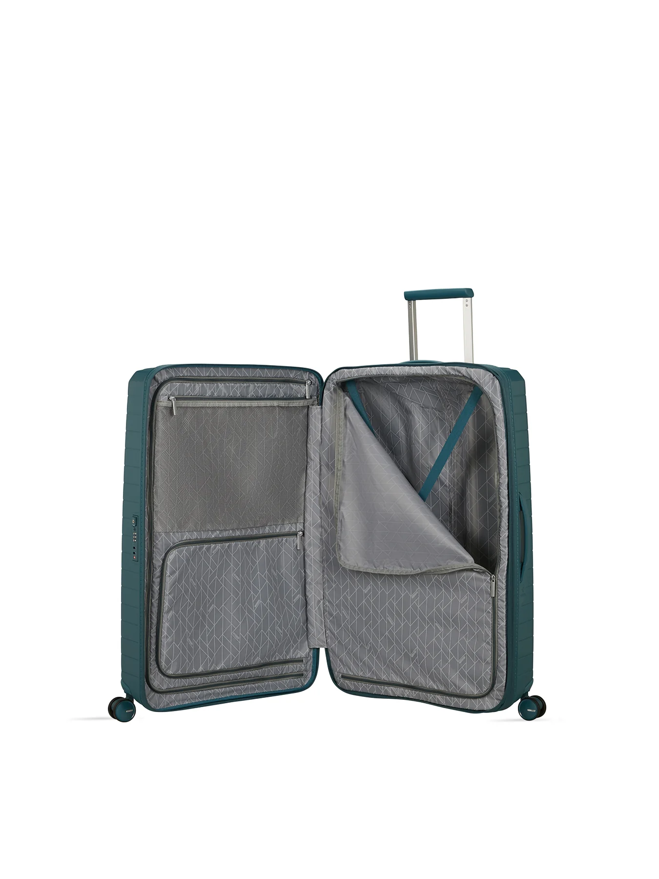 Large Spinner Suitcase Totally Teal - Image 2