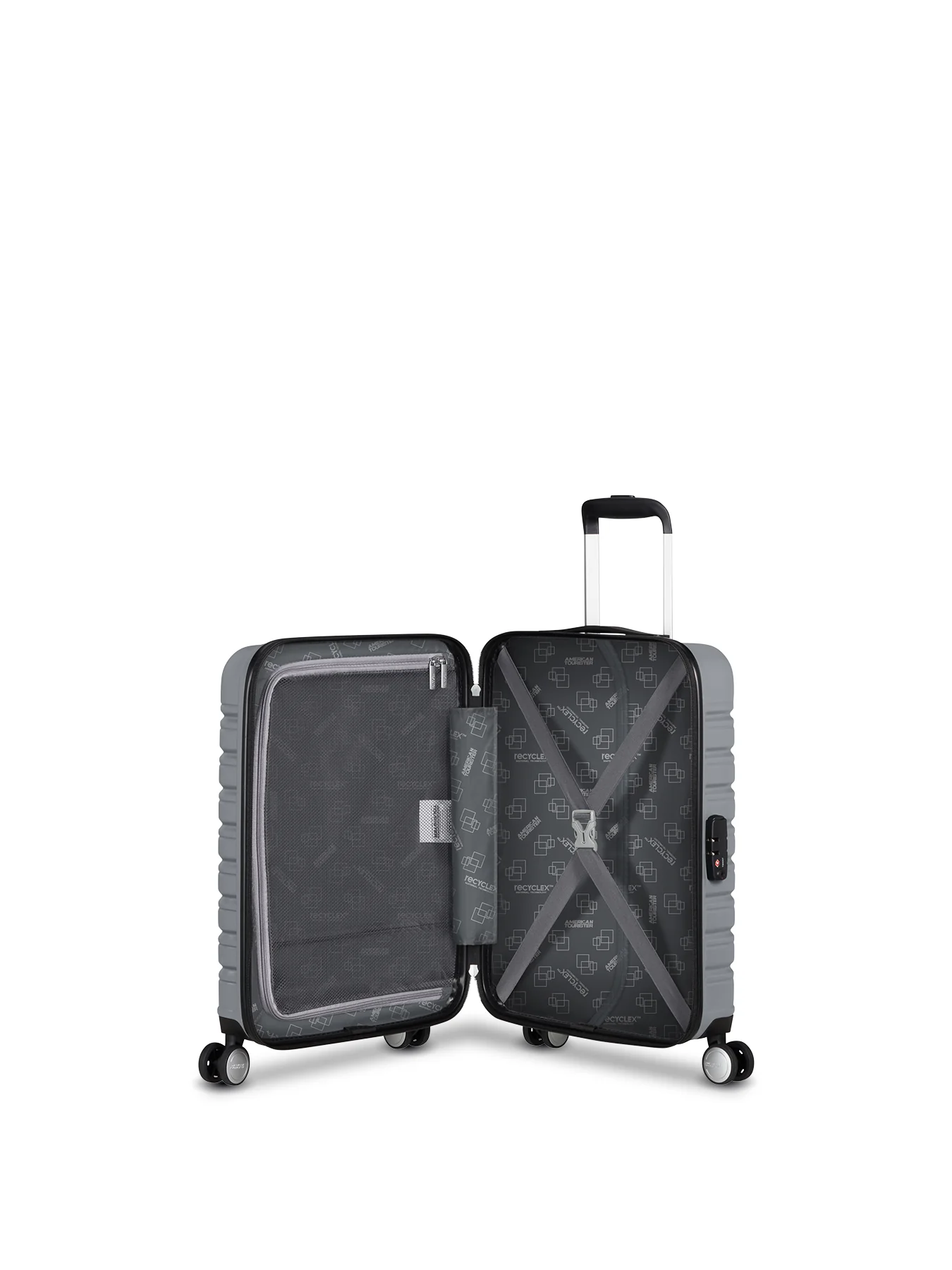Flashline Spinner 55/20 Suitcase Sky Silver - Image 2