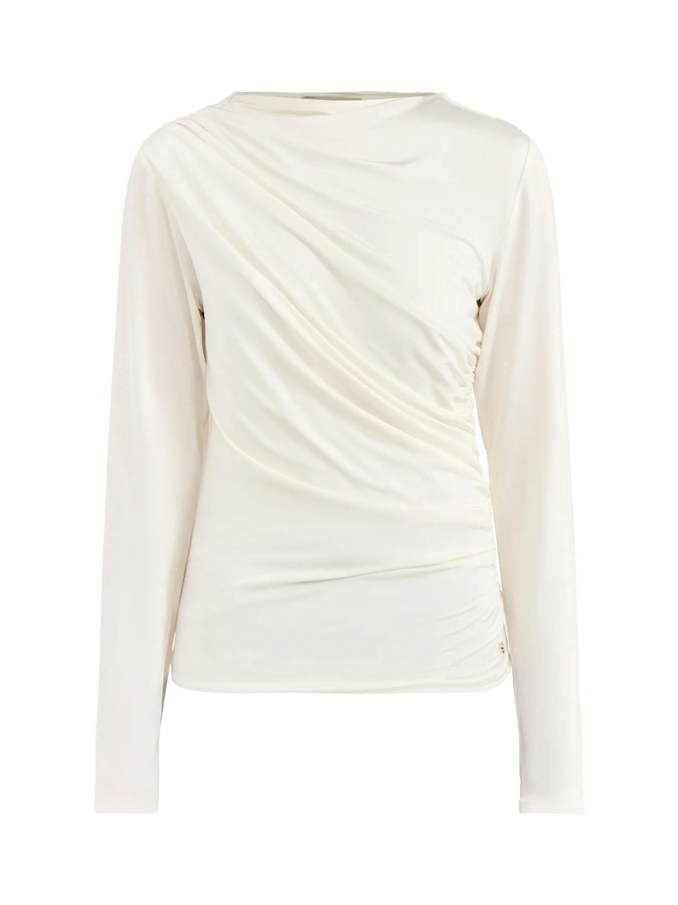 Bray Long Sleeves Top  Ivory