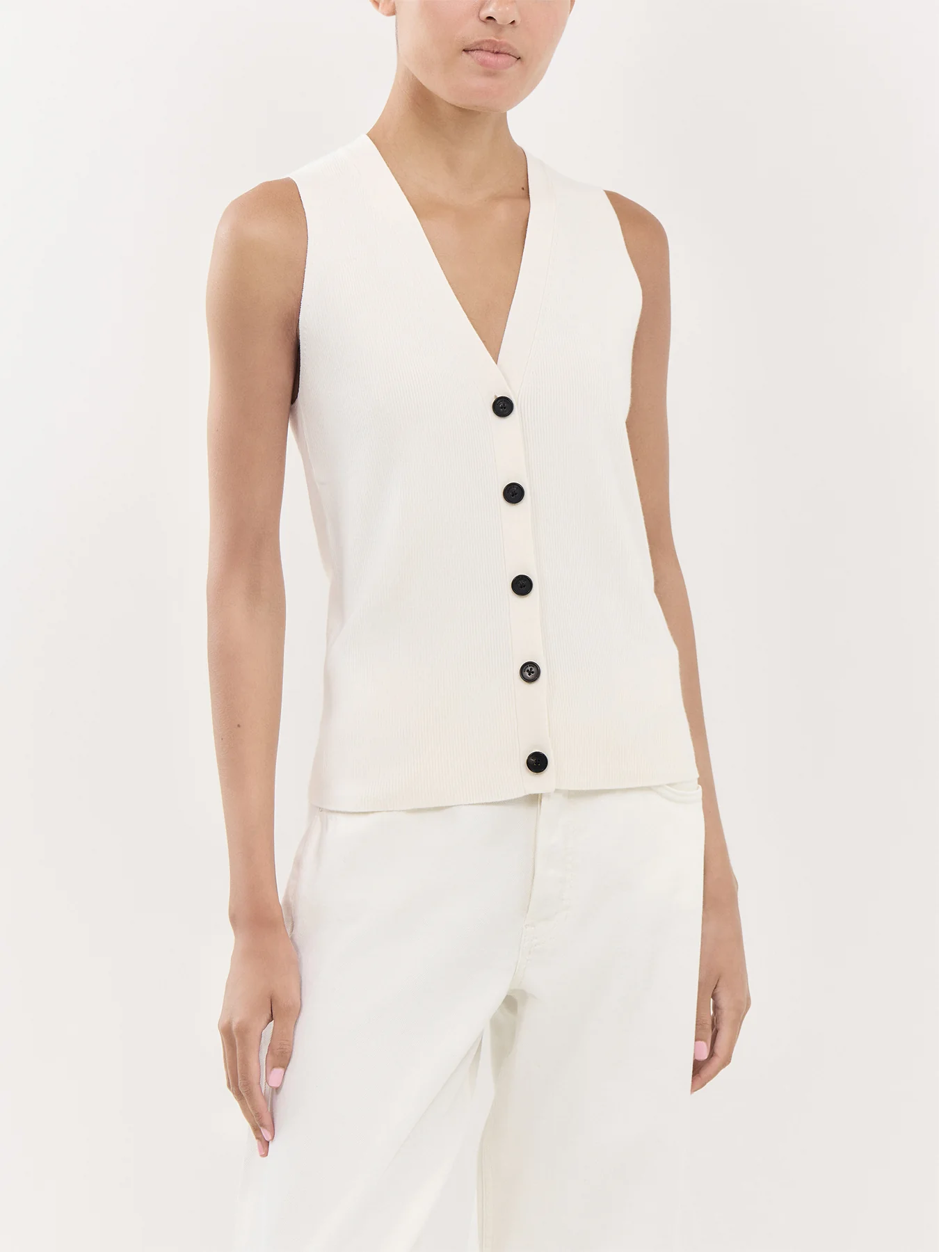 Lawrence Vest Ivory - Image 4