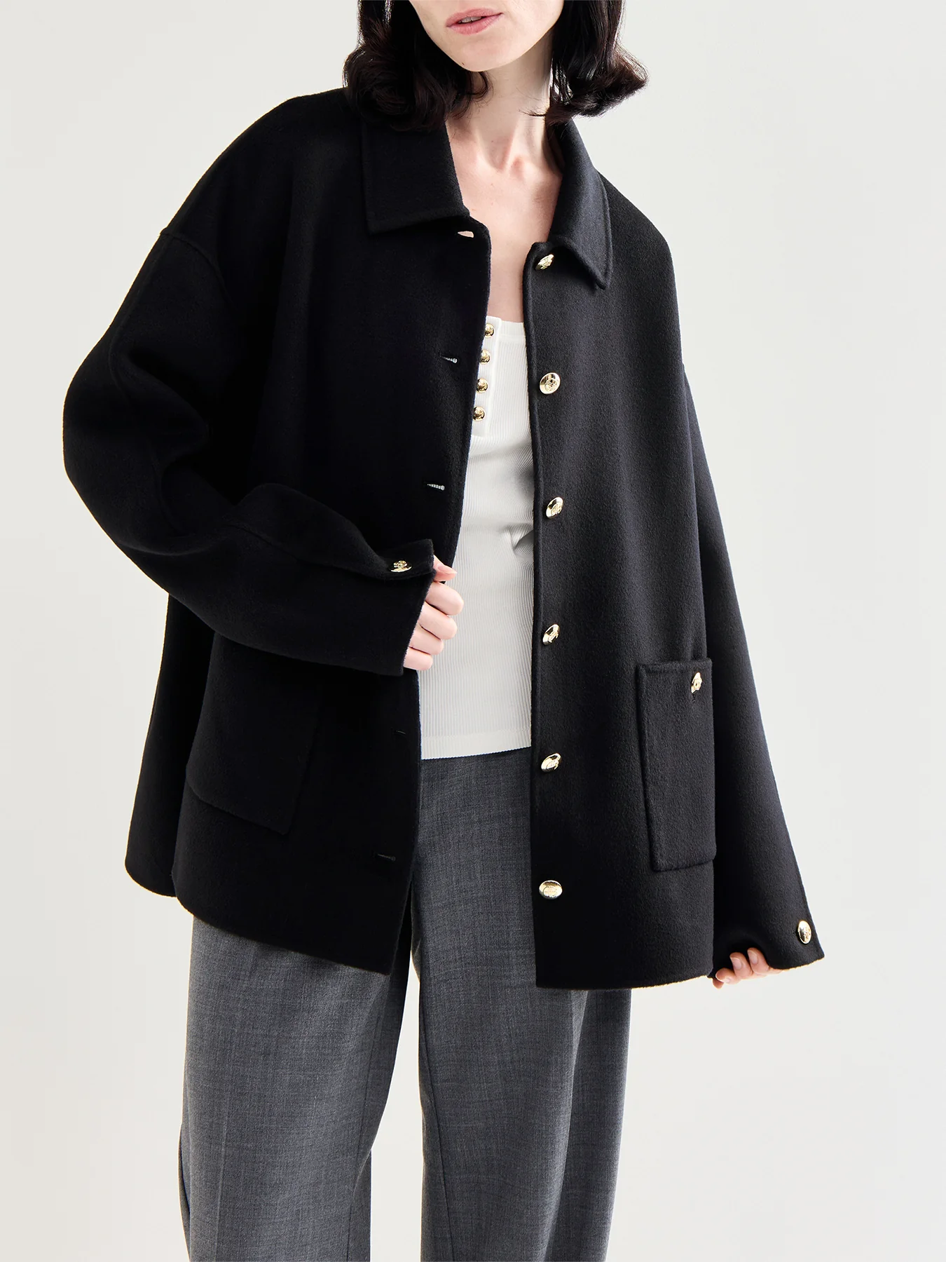 Luca Jacket  Black - Image 4