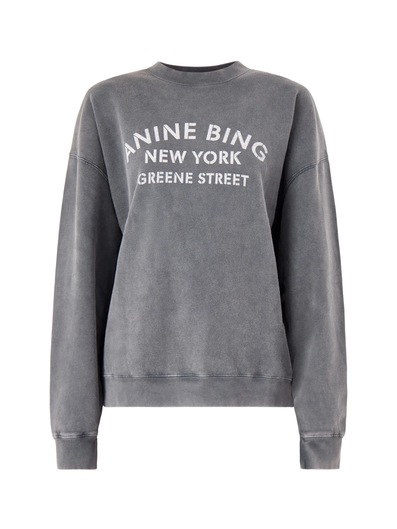 Miles Sweatshirt NY Washed Black