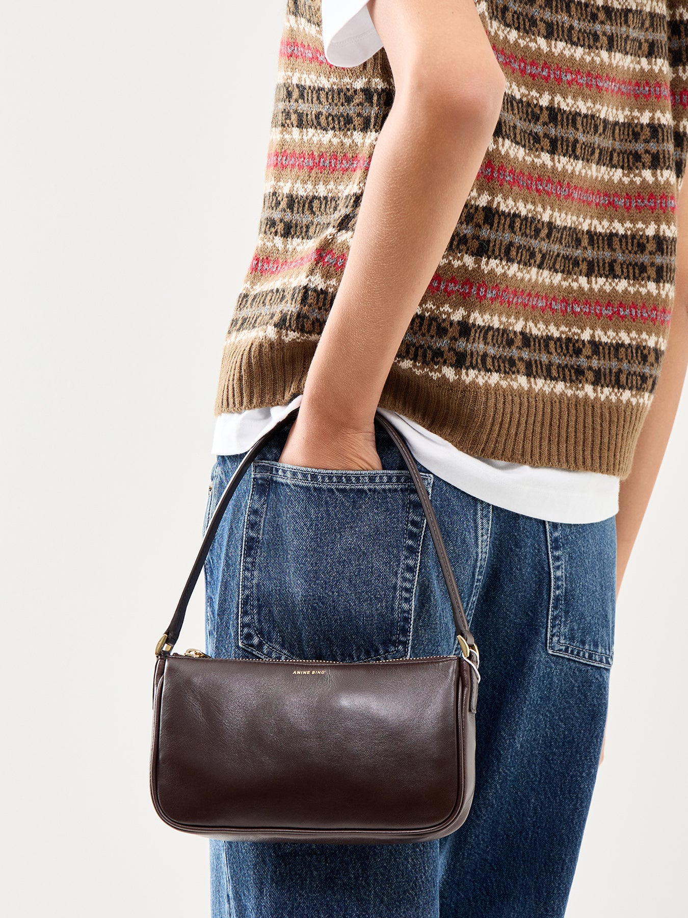 Mini Elly Bag Dark Brown - Image 2