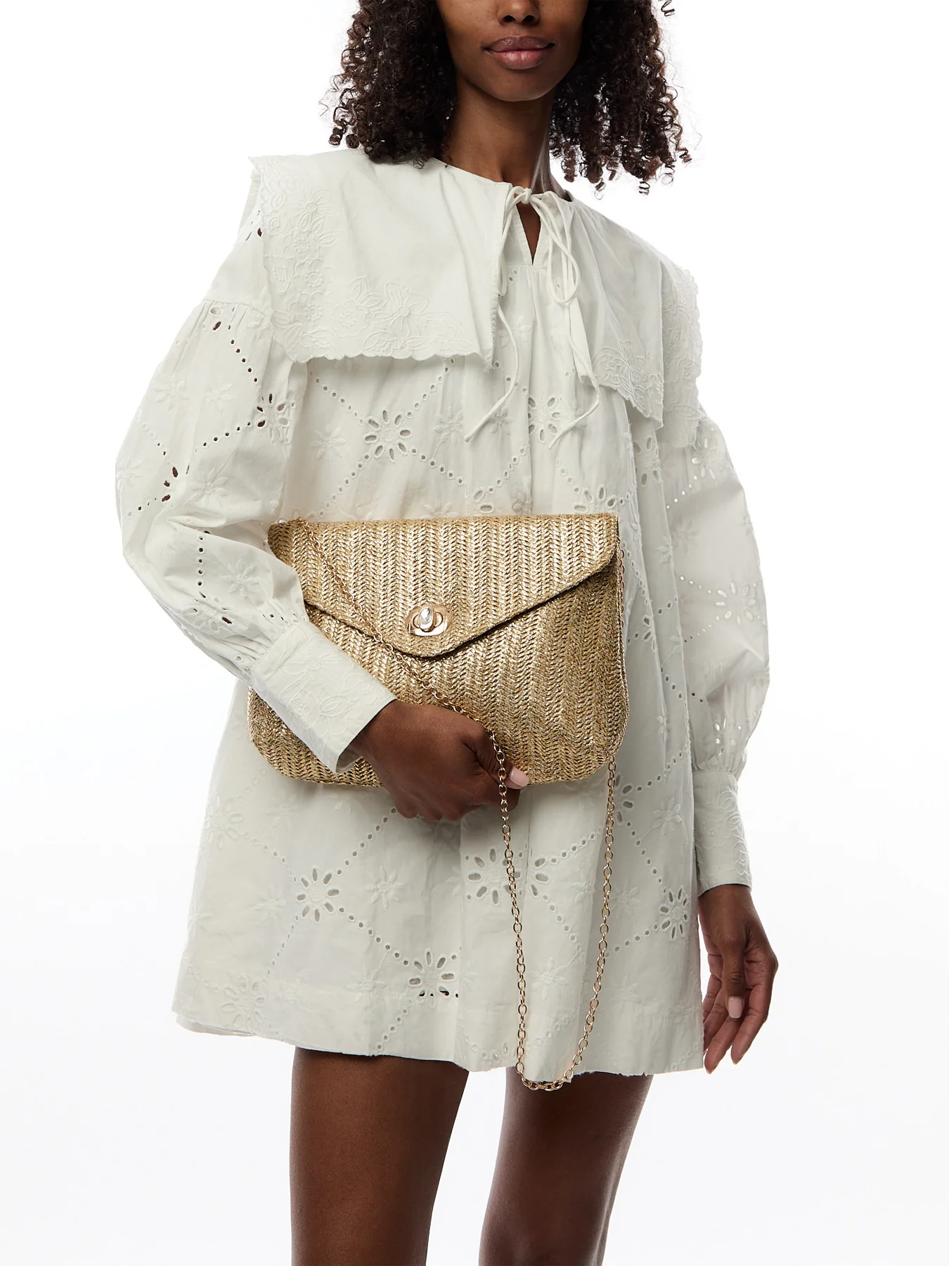 Raffia Clutch Bag - Image 2