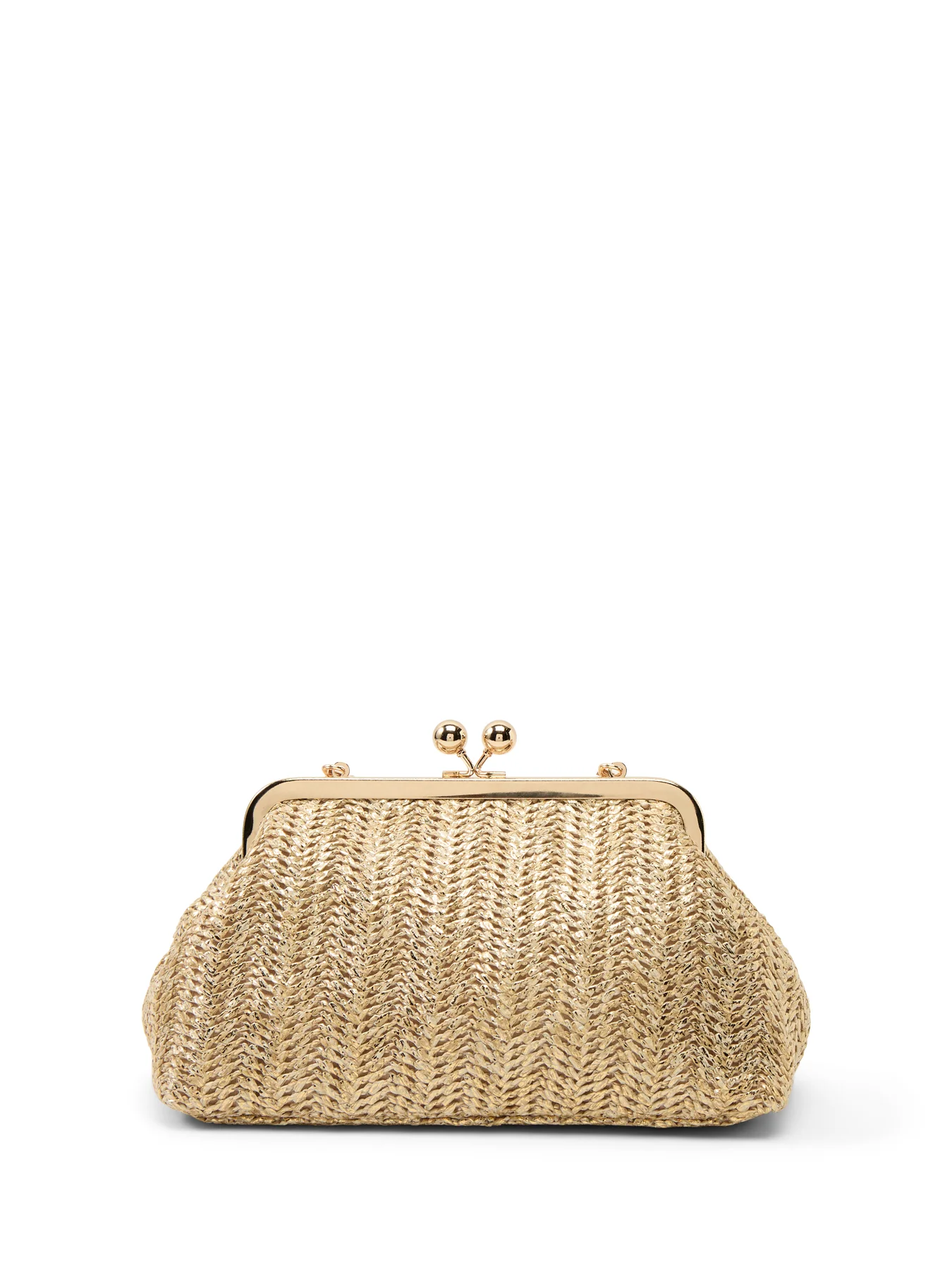 Top Clip Small Clutch with Chain - Image 3