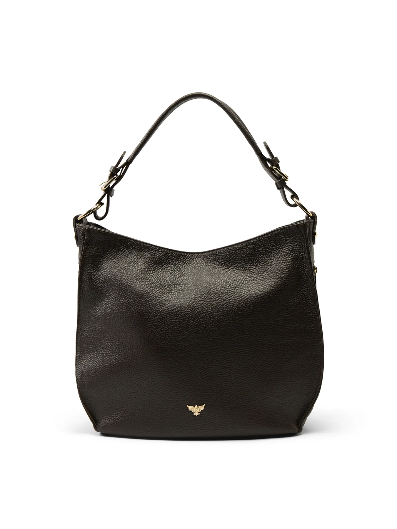 The harriet Chocolate Leather Bag