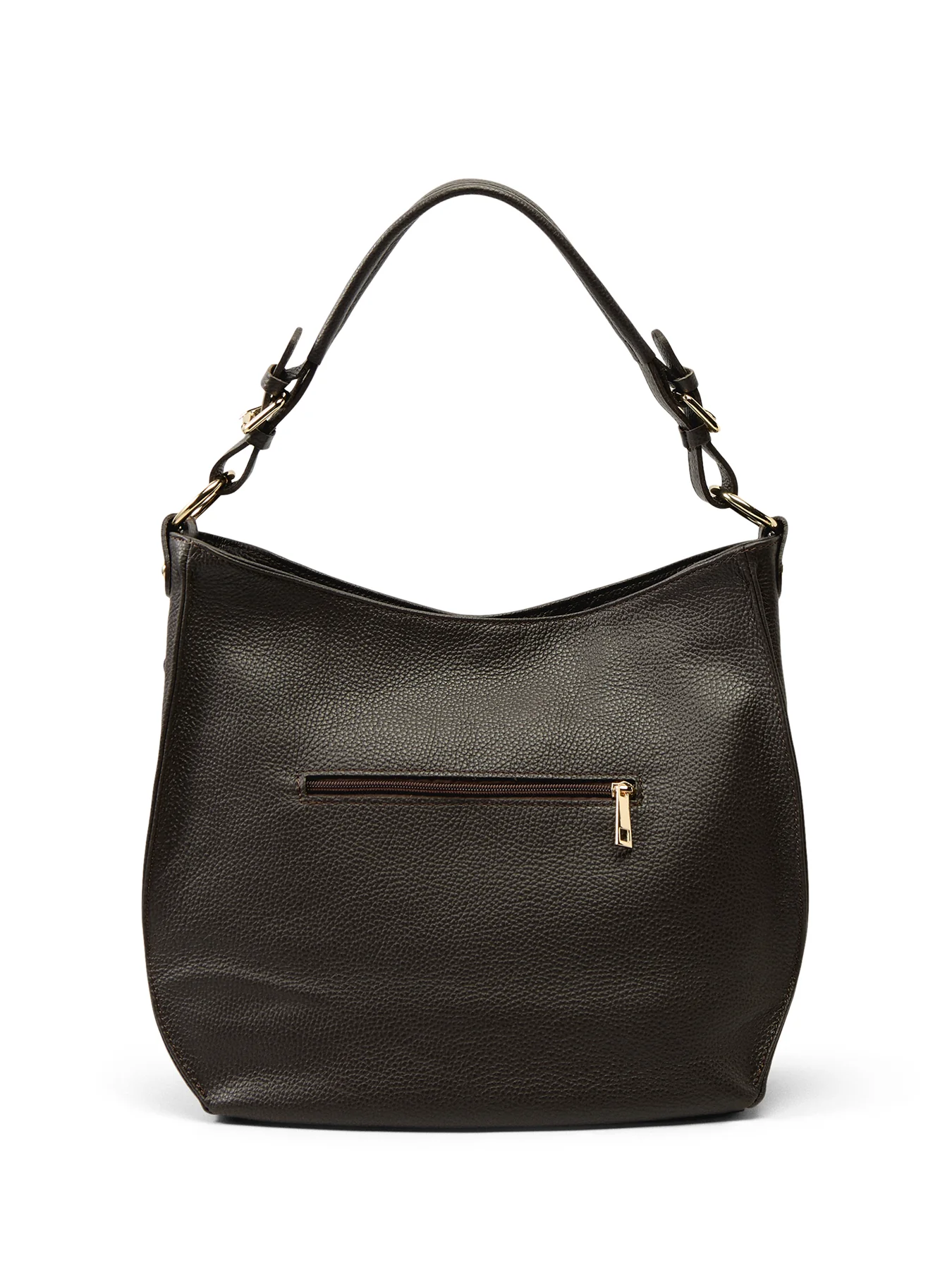 The harriet Chocolate Leather Bag - Image 2