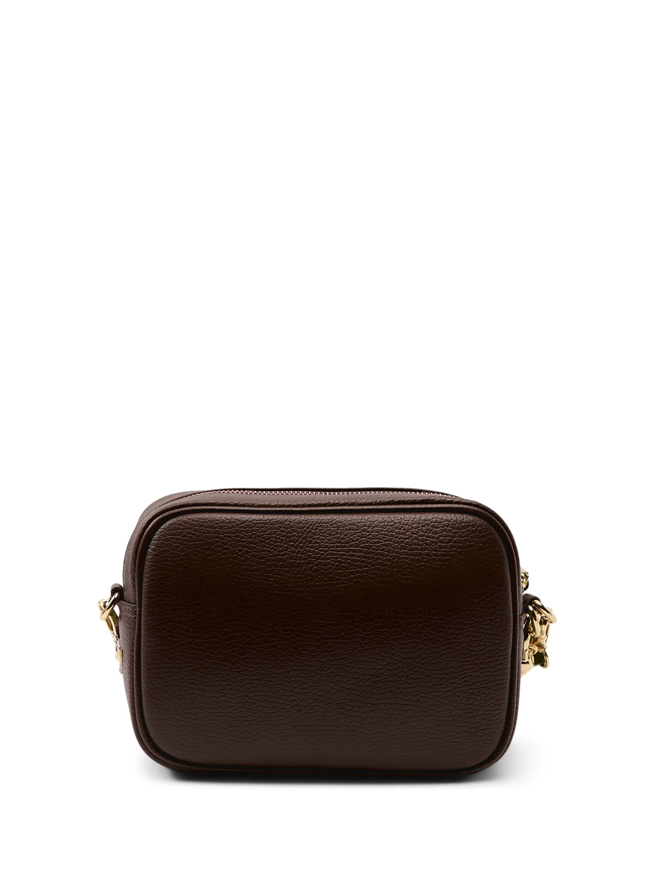 The Tassel Chocolate Leather Crossbody Bag - Image 3