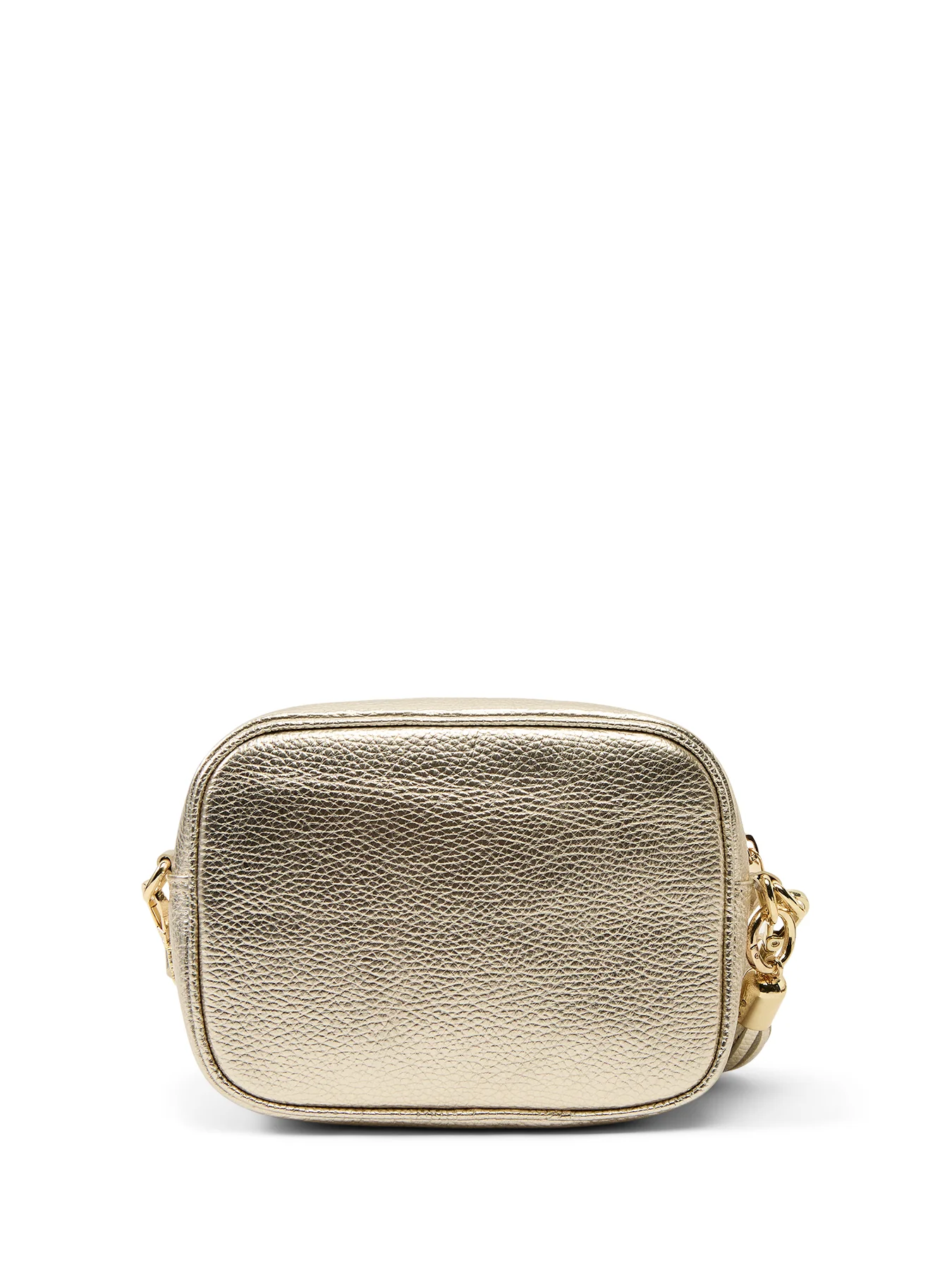 The Tassel Gold Leather Crossbody Bag - Image 2