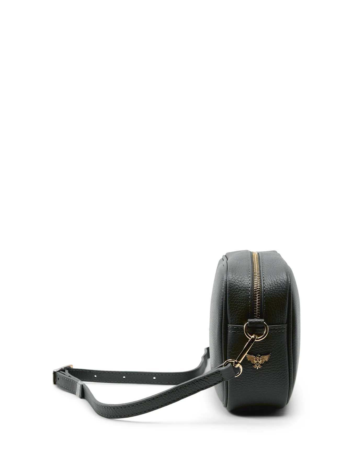The Tassel Navy Leather Crossbody Bag - Image 4