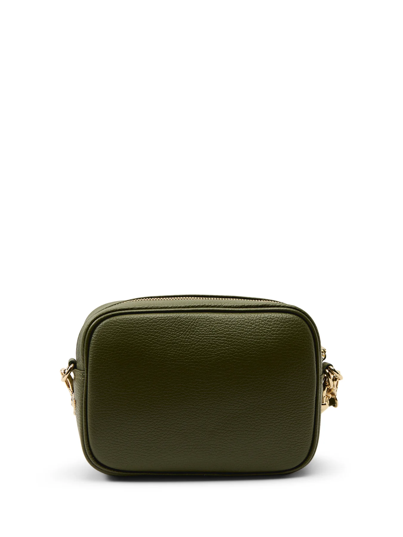 The Tassel Olive Green Leather Crossbody Bag - Image 2
