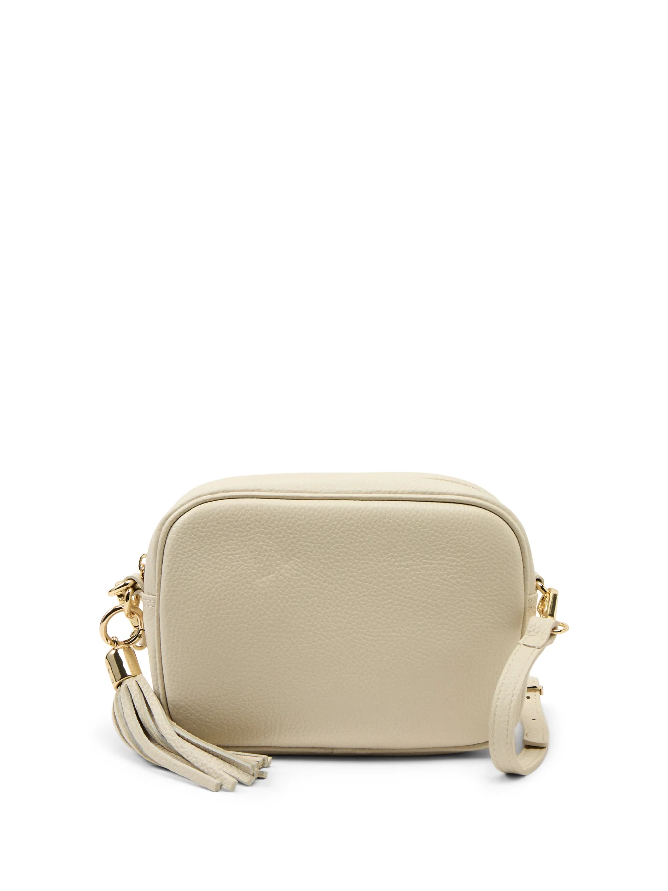 The Tassel Stone Leather Crossbody Bag