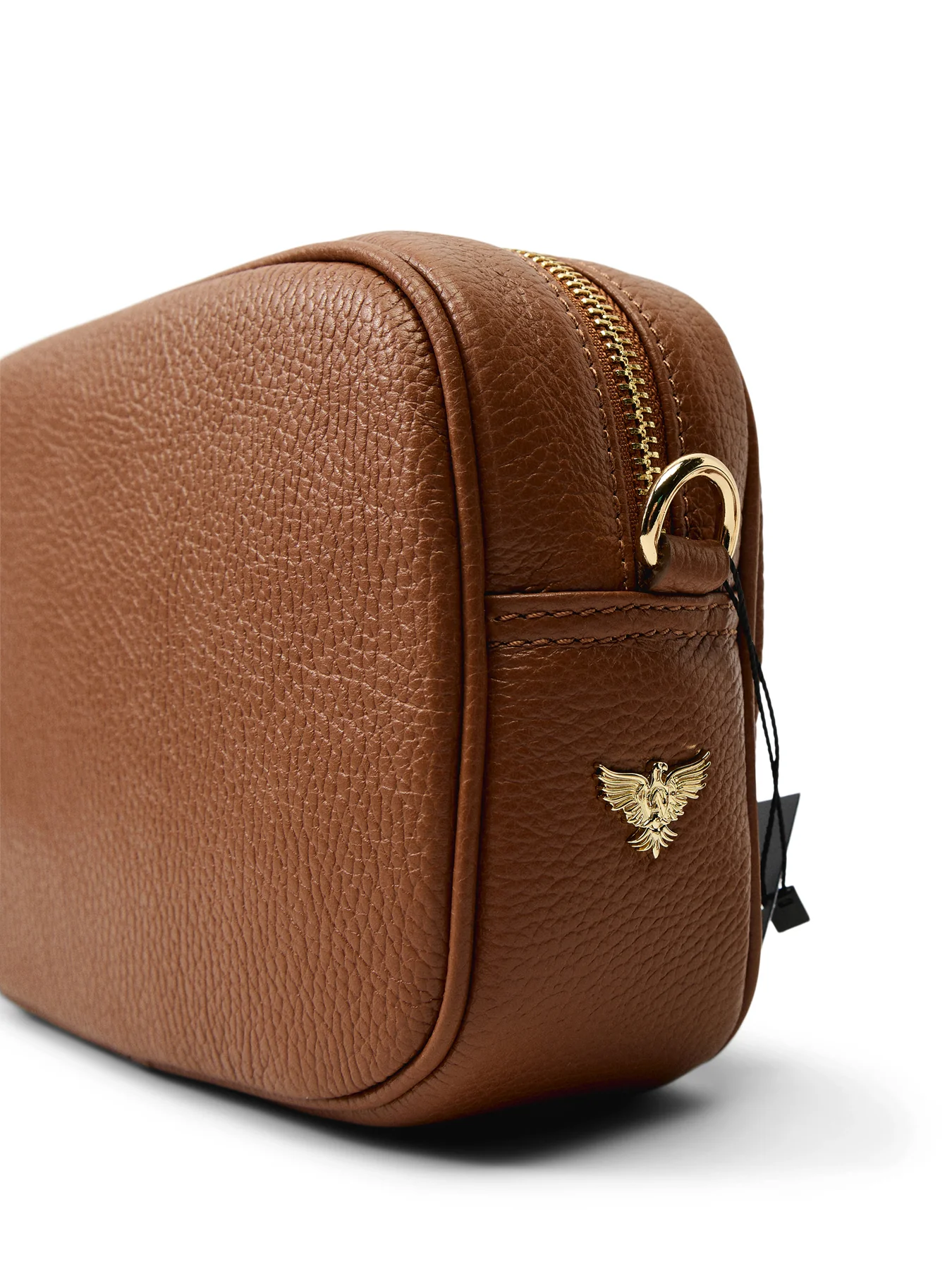 The Tassel Tan Leather Crossbody Bag - Image 5