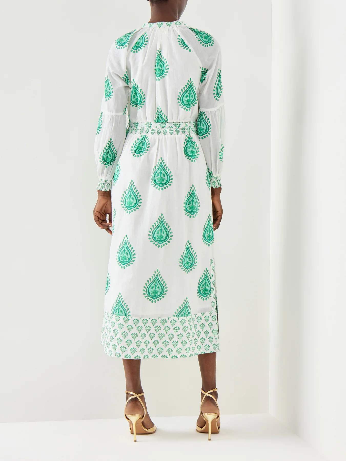 Cara Block Print Dress - Image 5