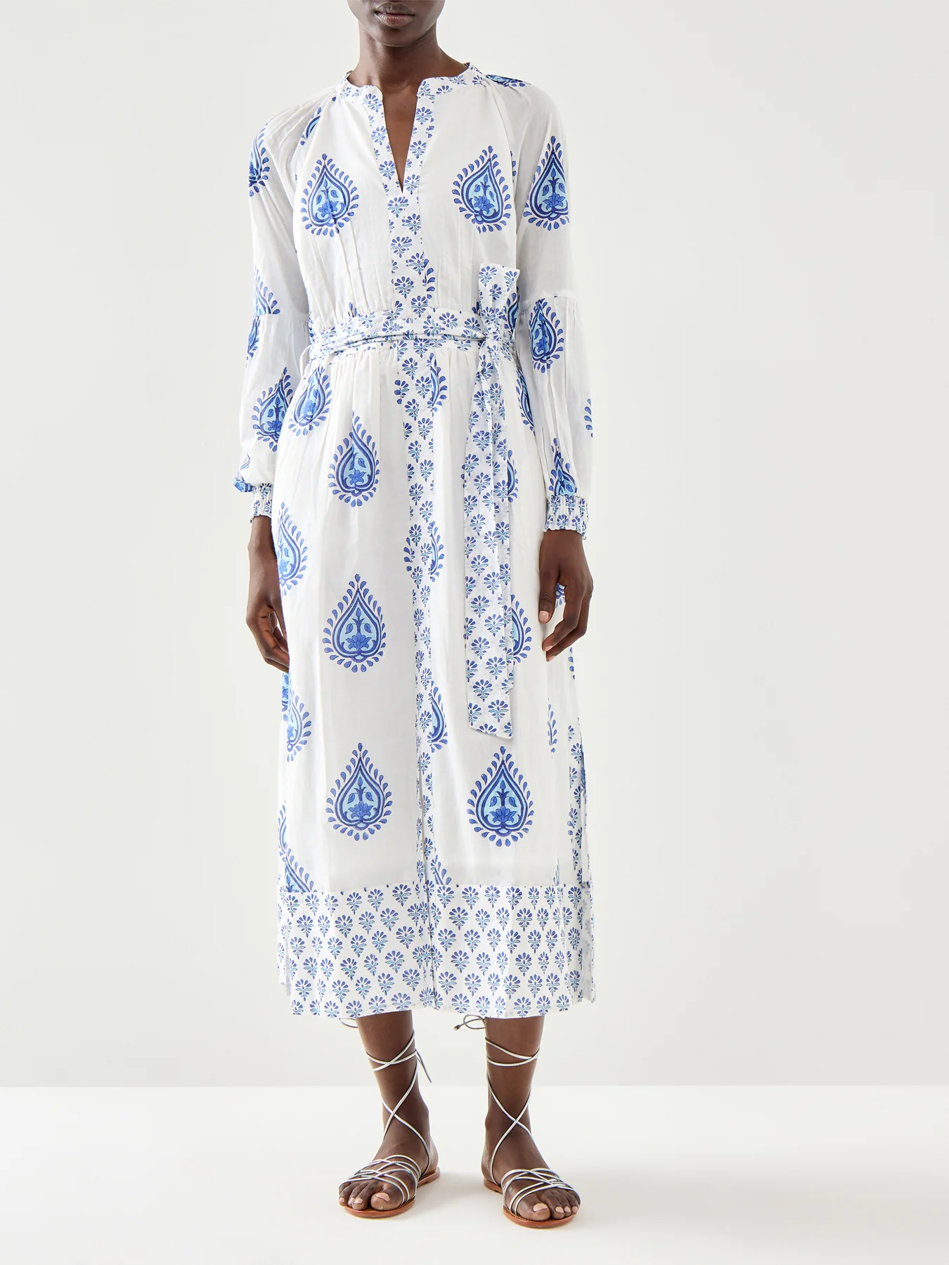 Cara Block Print Dress - Image 4