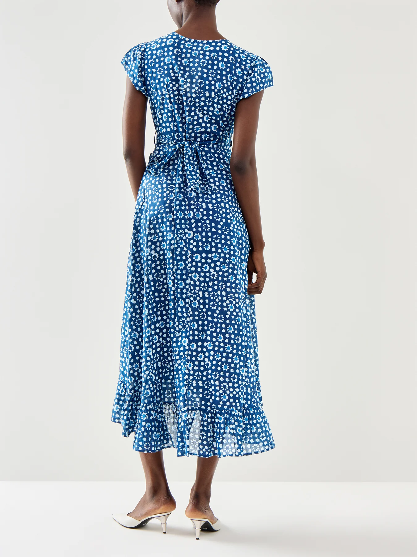 Demi Cotton Wrap Dress - Image 5
