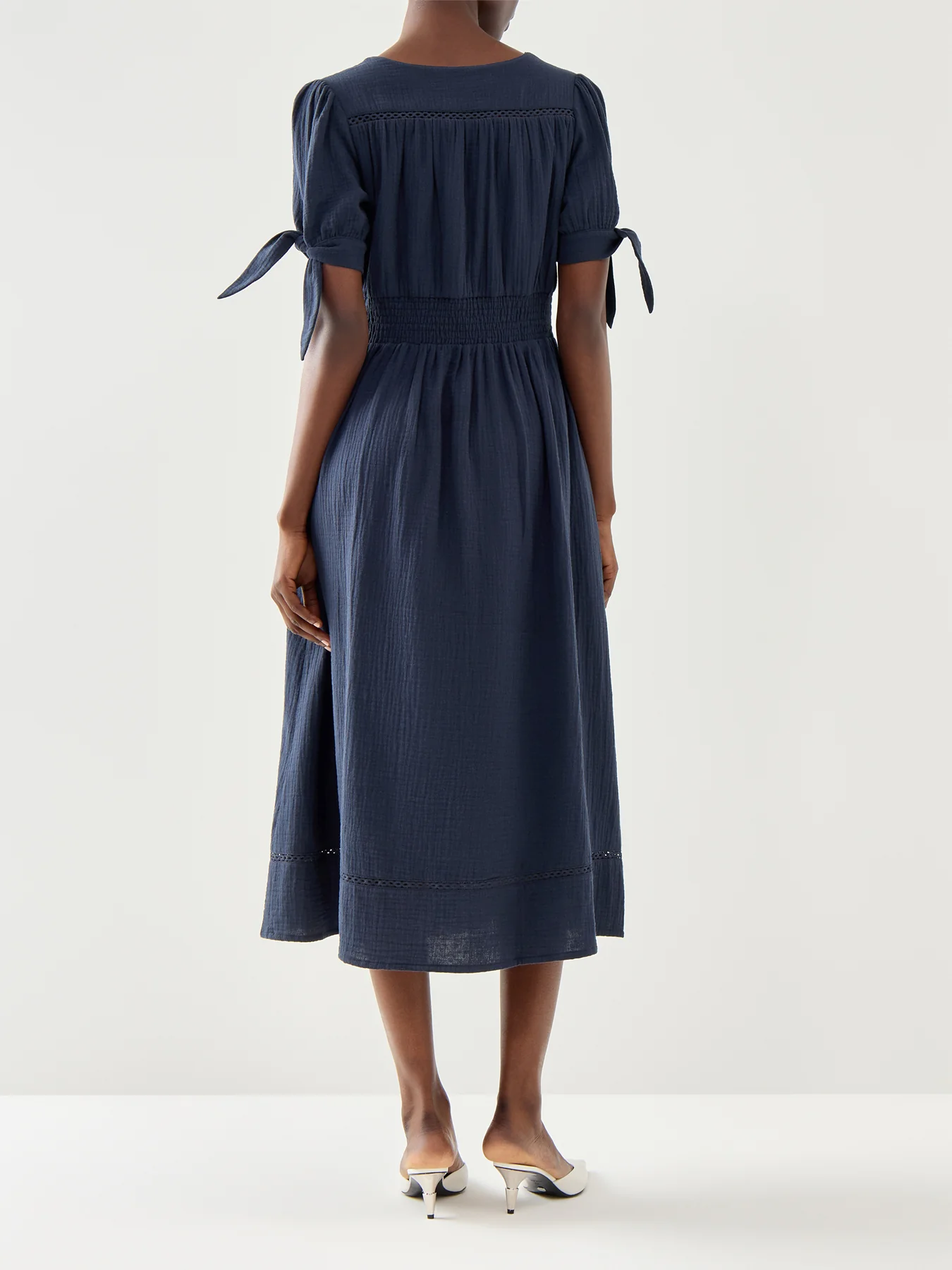Olga Cheesecloth Dress - Image 5