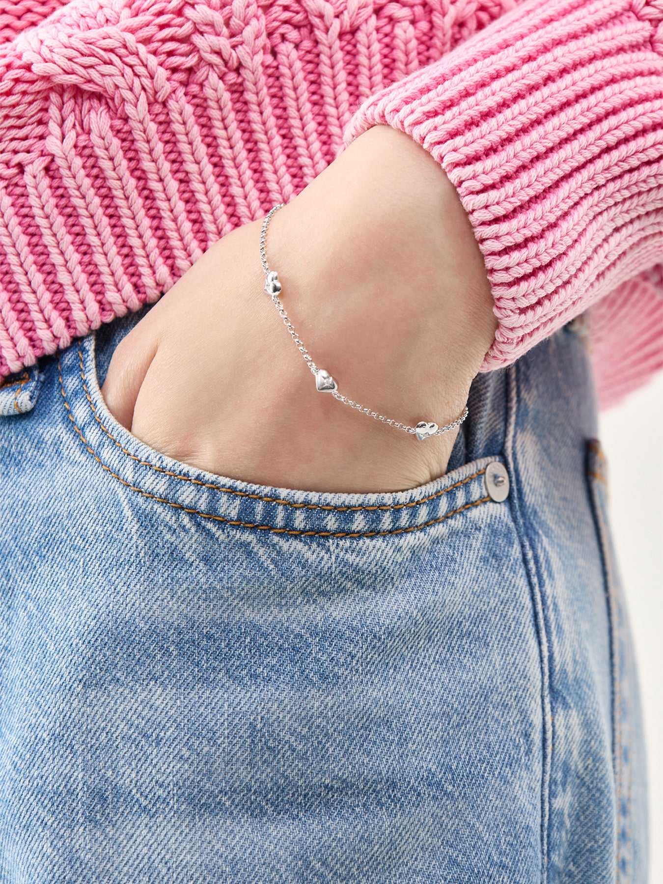 Heart Charm Bracelet - Image 2