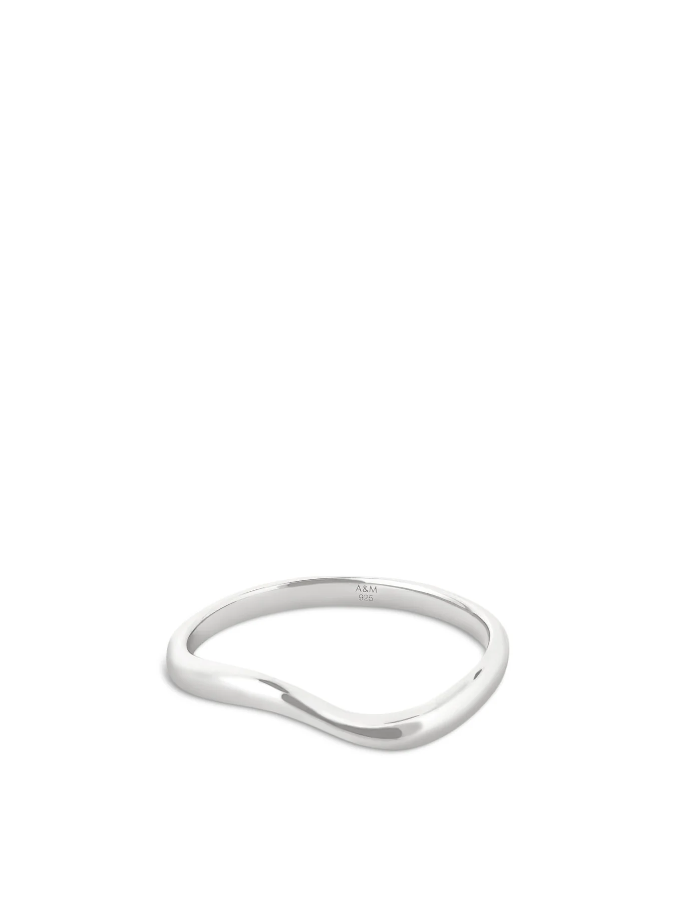Plain Wave Ring Silver