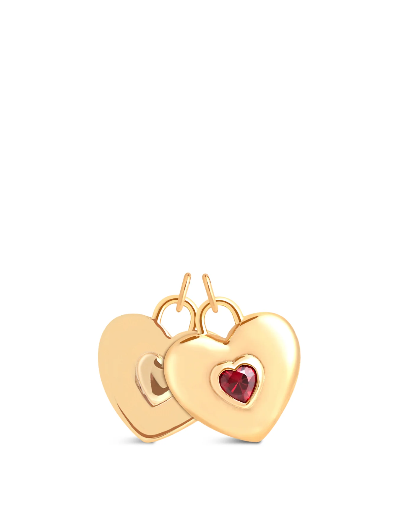 Double Heart Charm