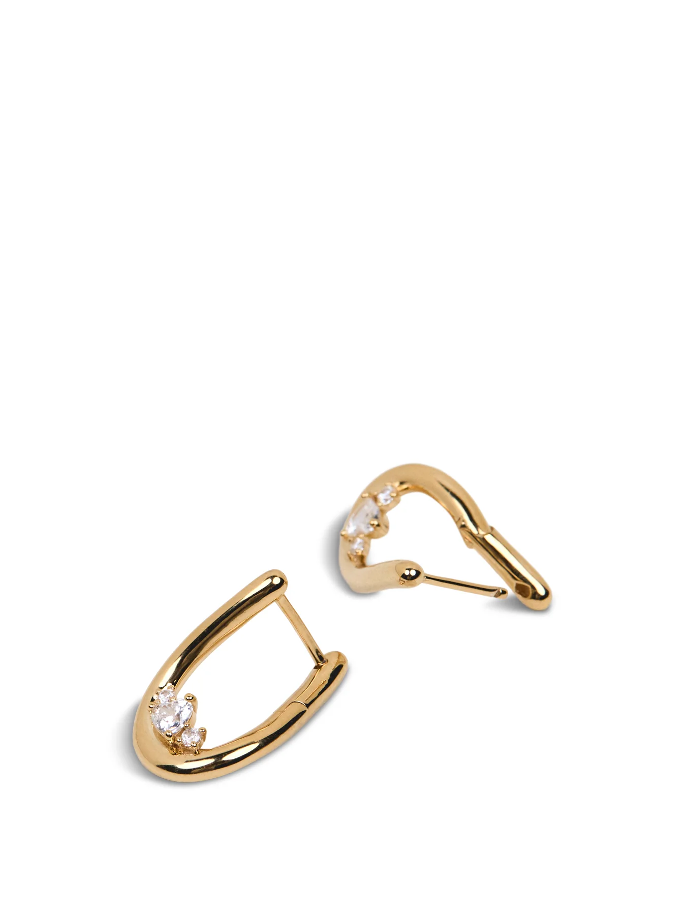 Heart Cluster Molten Hoops - Image 4