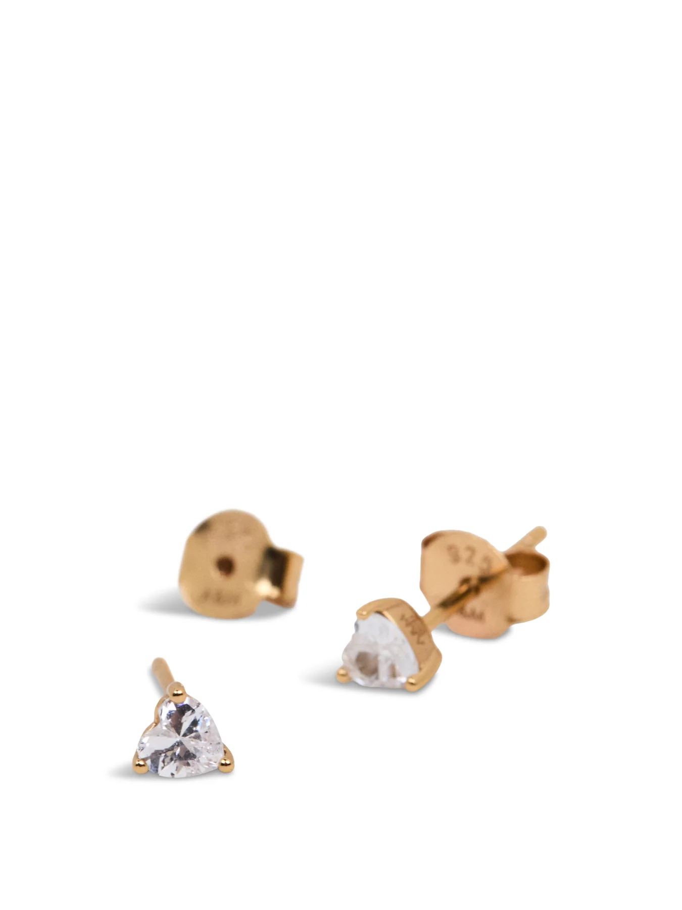 Heart Front to Back Studs - Image 4
