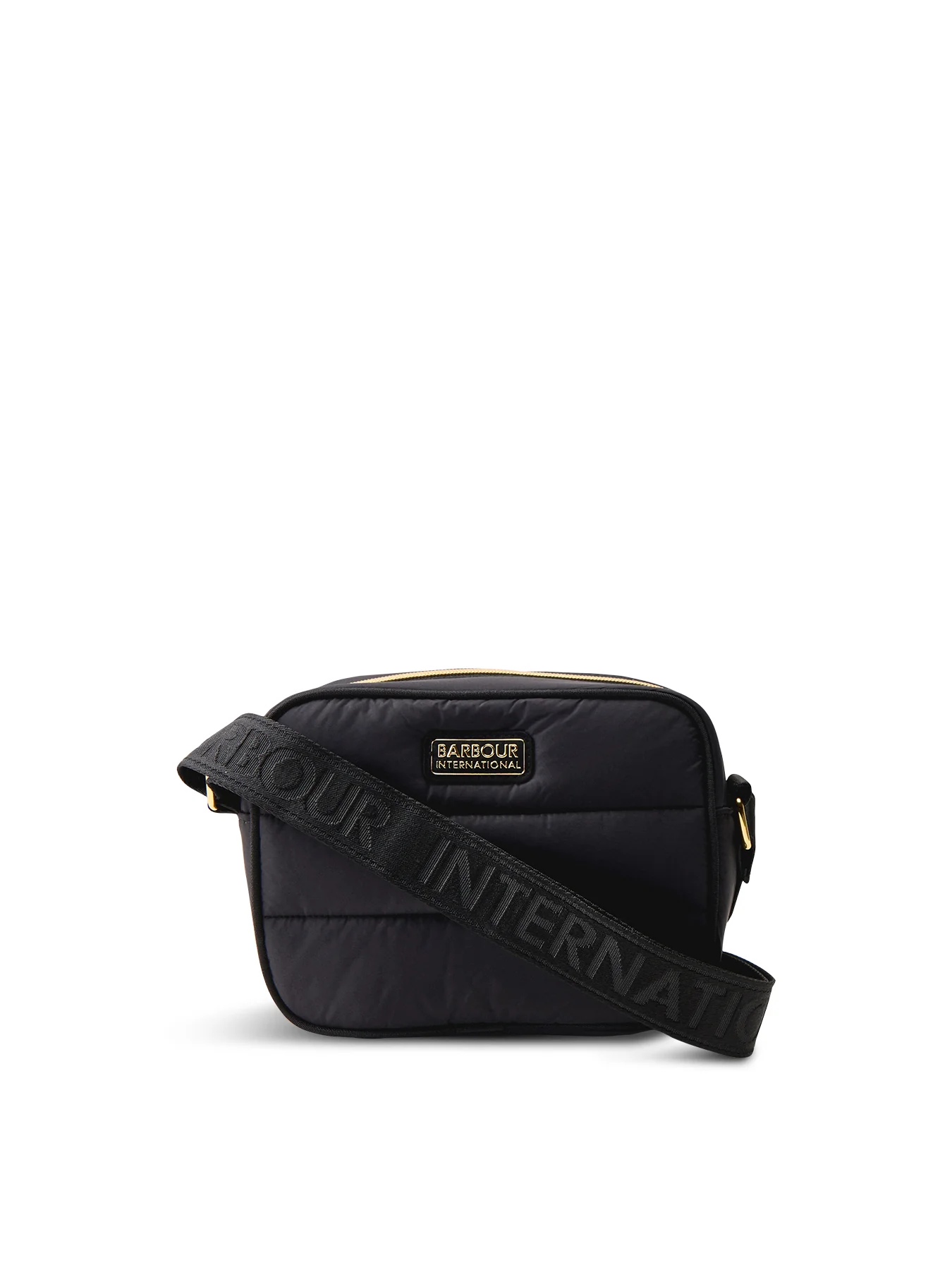 B.Intl Monaco Quilt Crossbody Bag Black