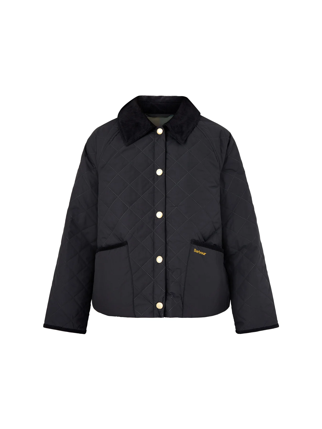 Womens Barbour Anise Quilted Jacket Black