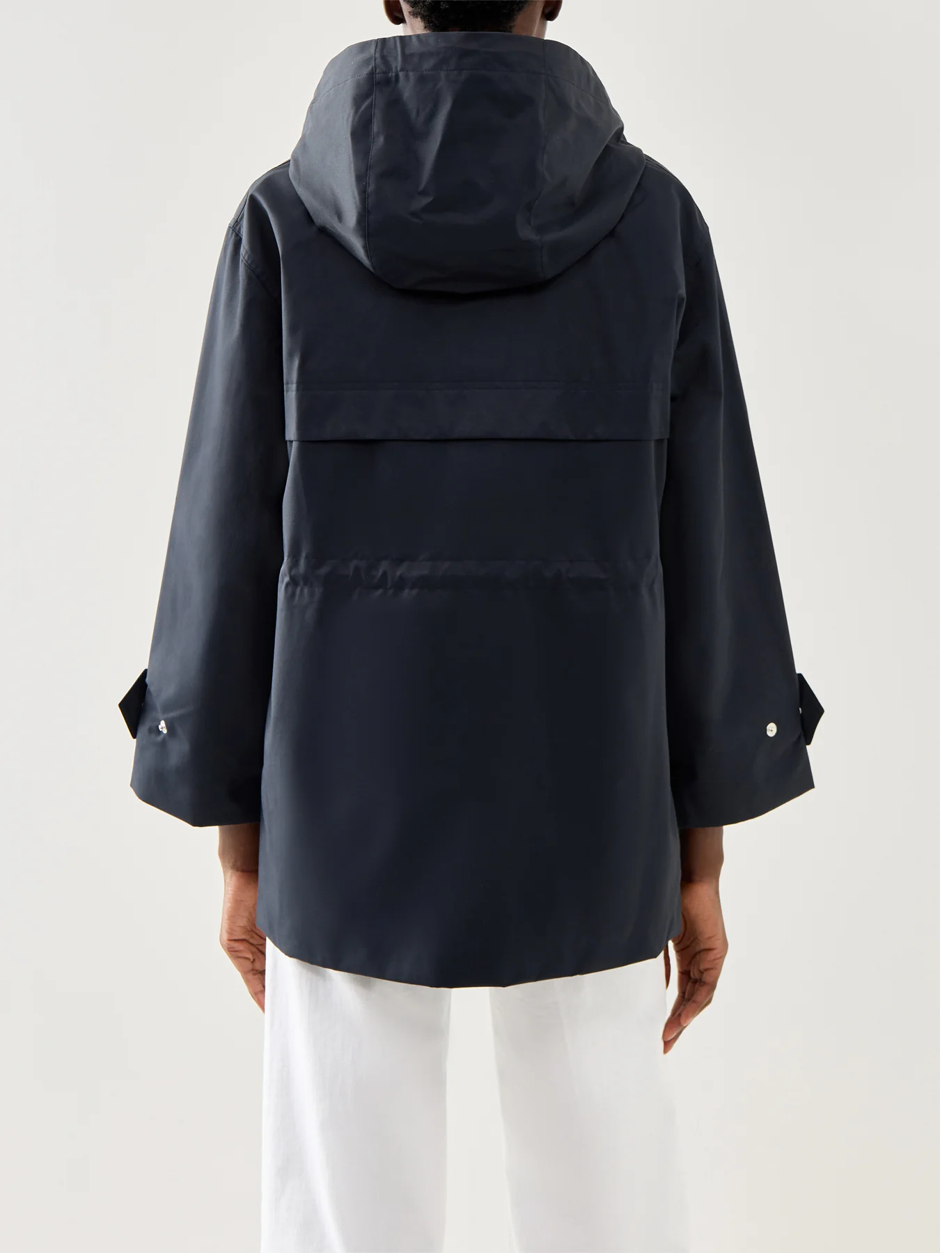 Womens Barbour Fallyn Showerproof Jacket Navy - Image 5