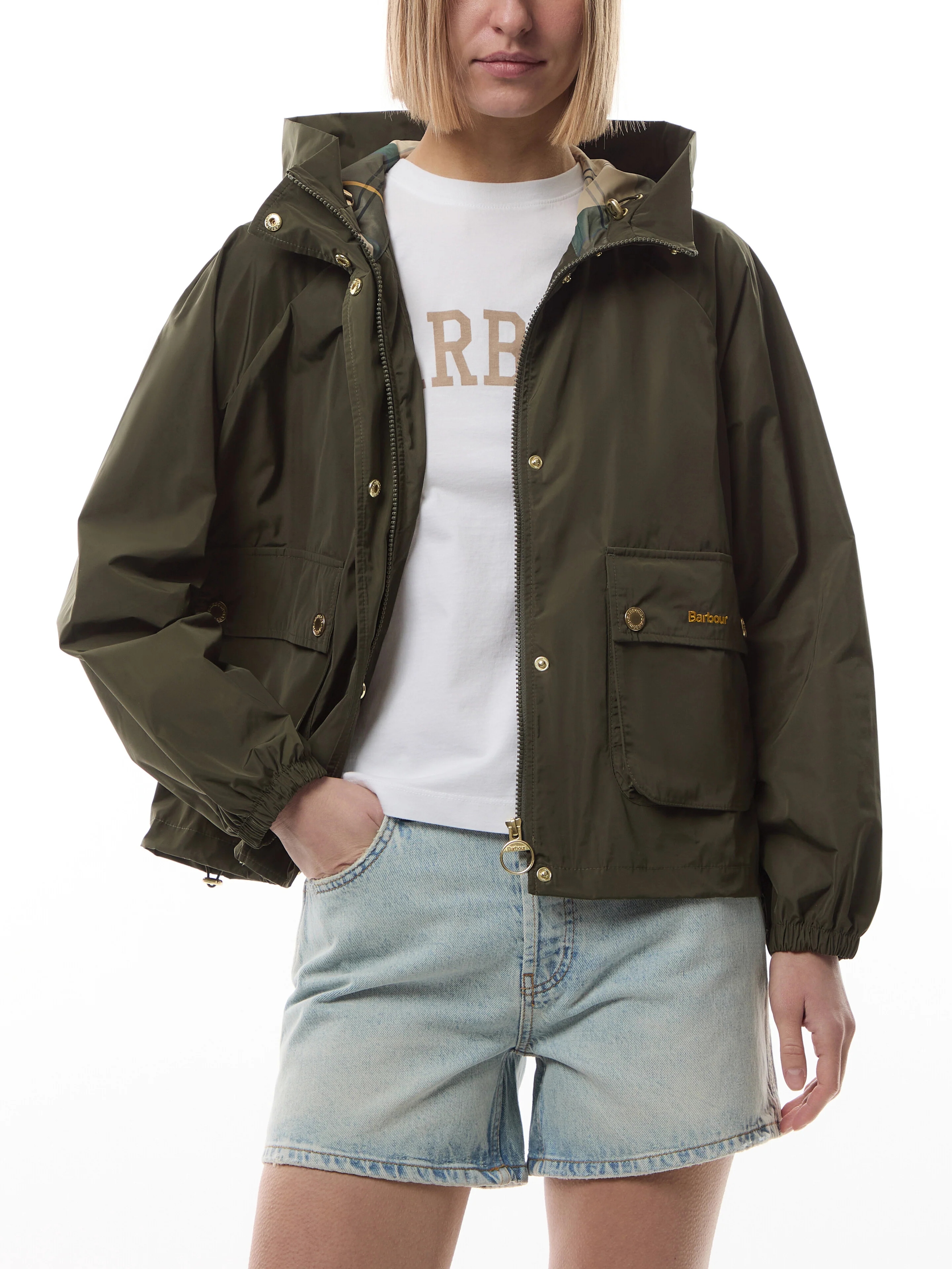 Womens Barbour Mae Showerproof Jacket - Image 4