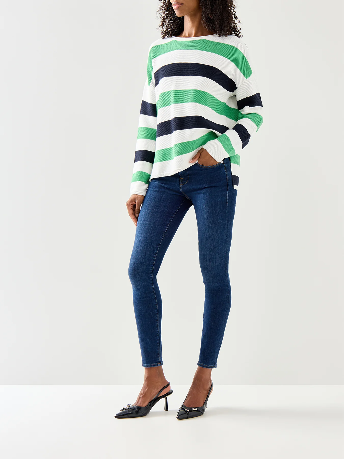Barbour Marine Stripe Knitted Jumper - Image 2