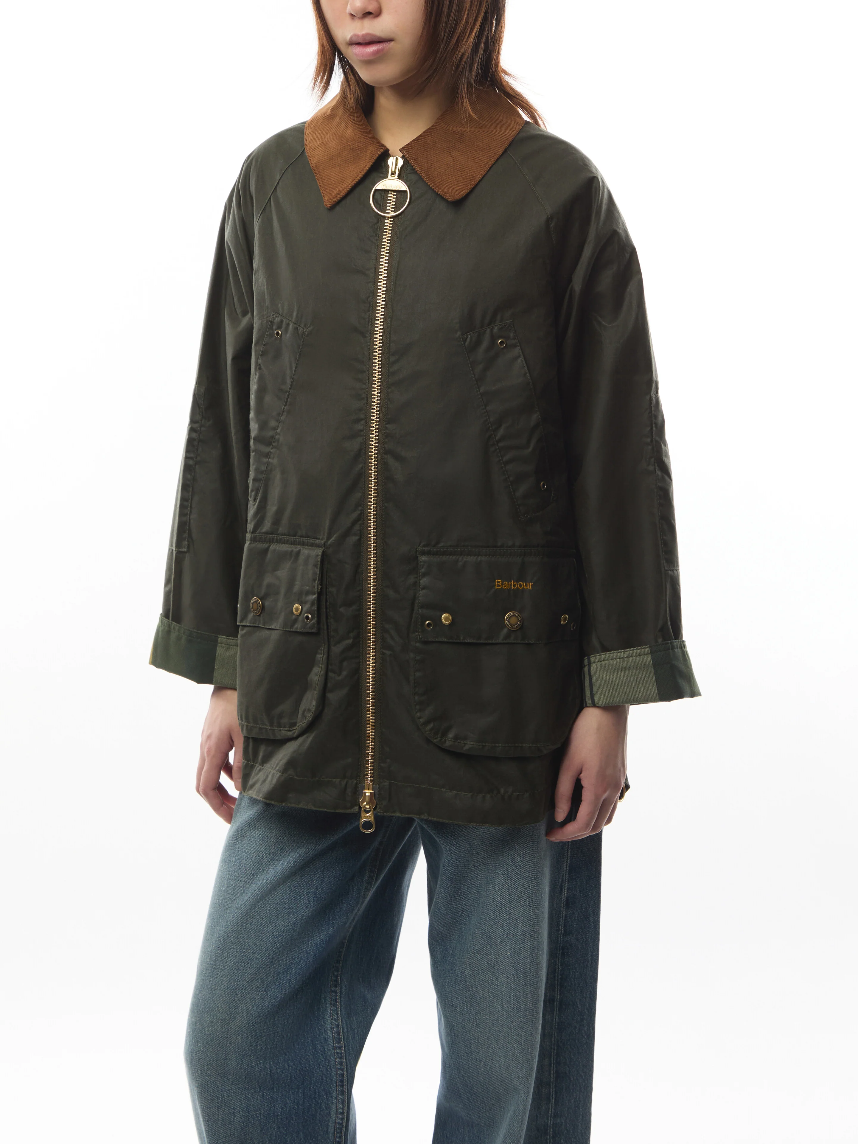 Womens Barbour Raelynn Wax Jacket - Image 4