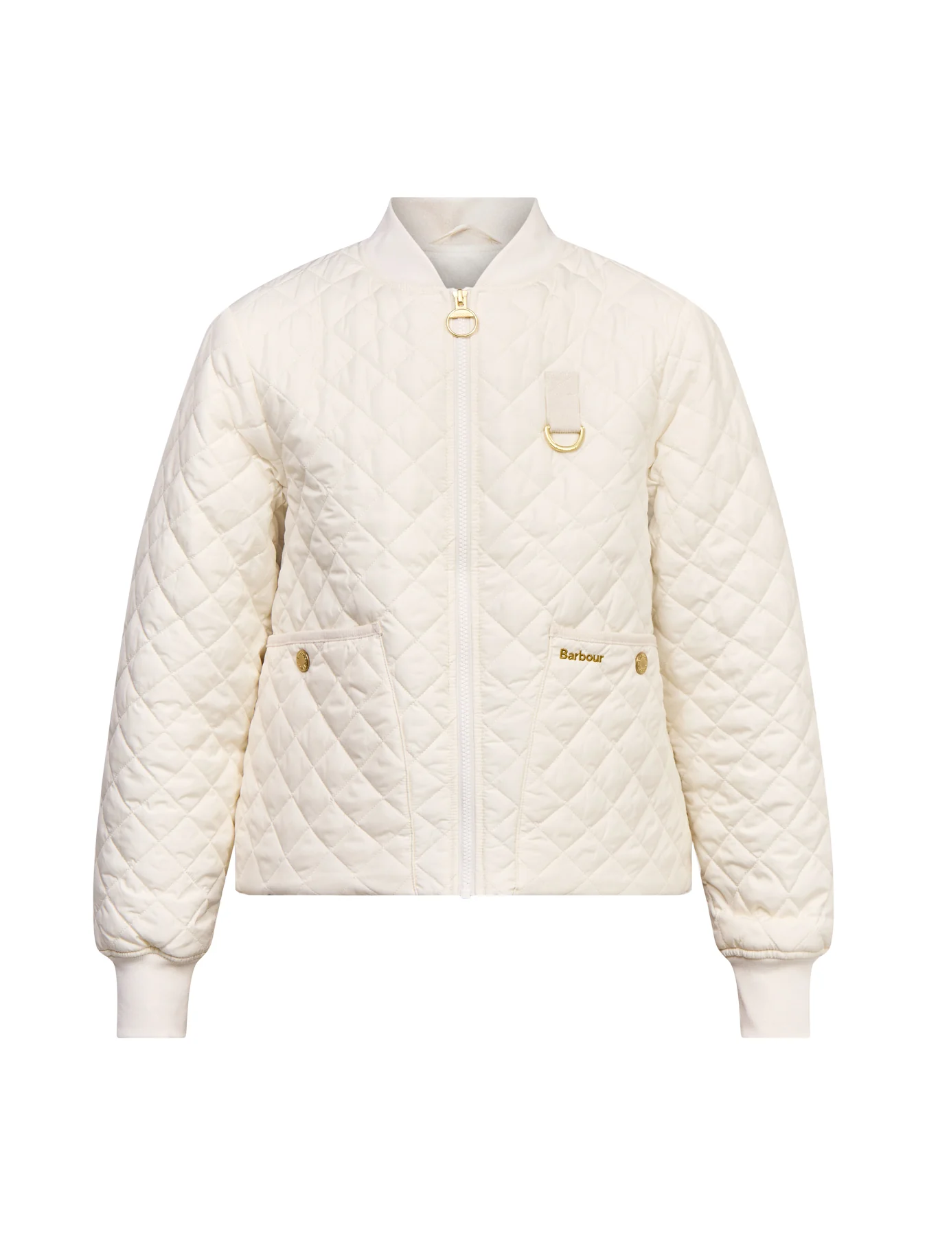 Womens White Barbour Reyna Quilt Jacket