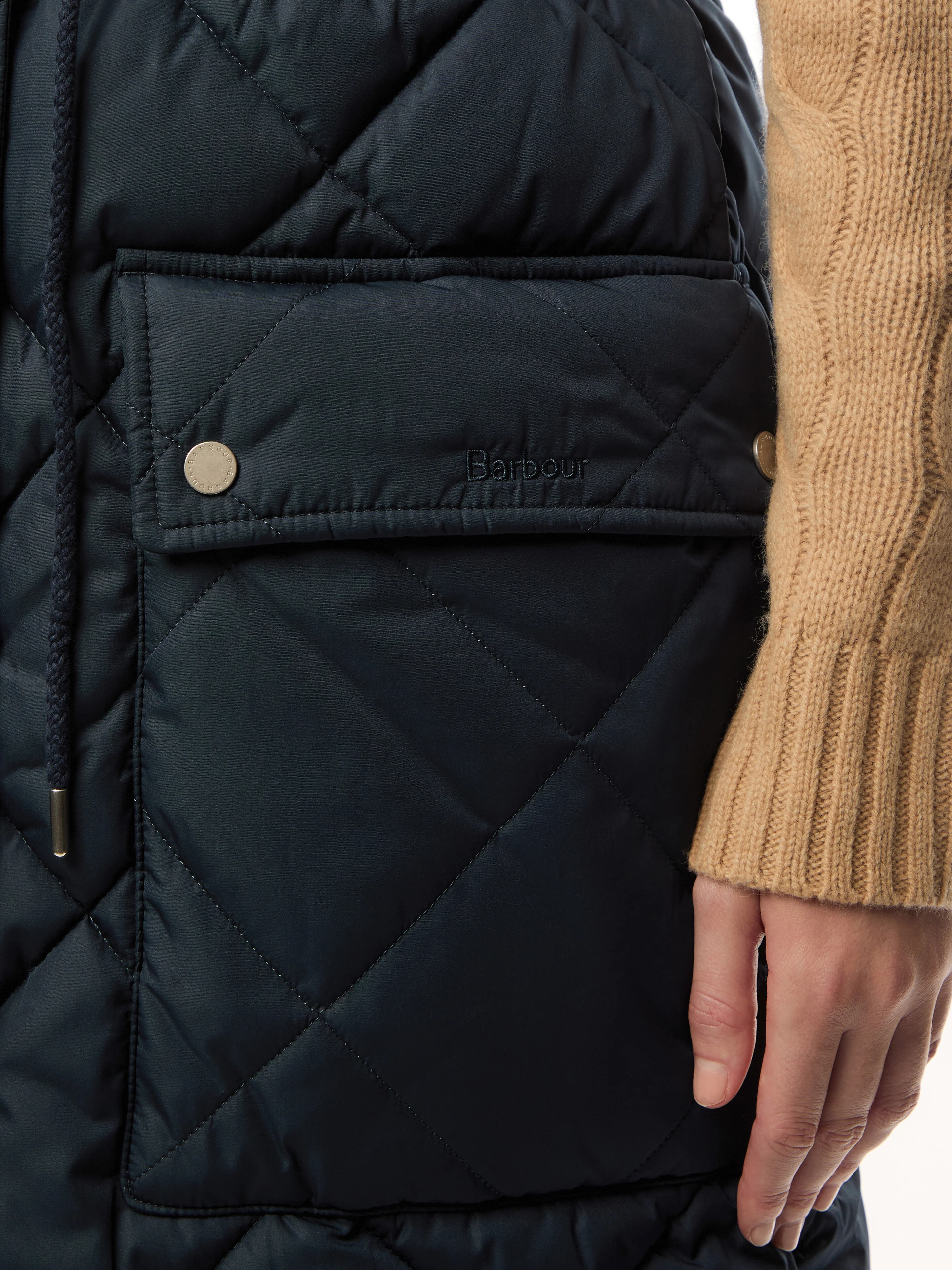 Womens Barbour Rita Puffer Gilet - Image 3
