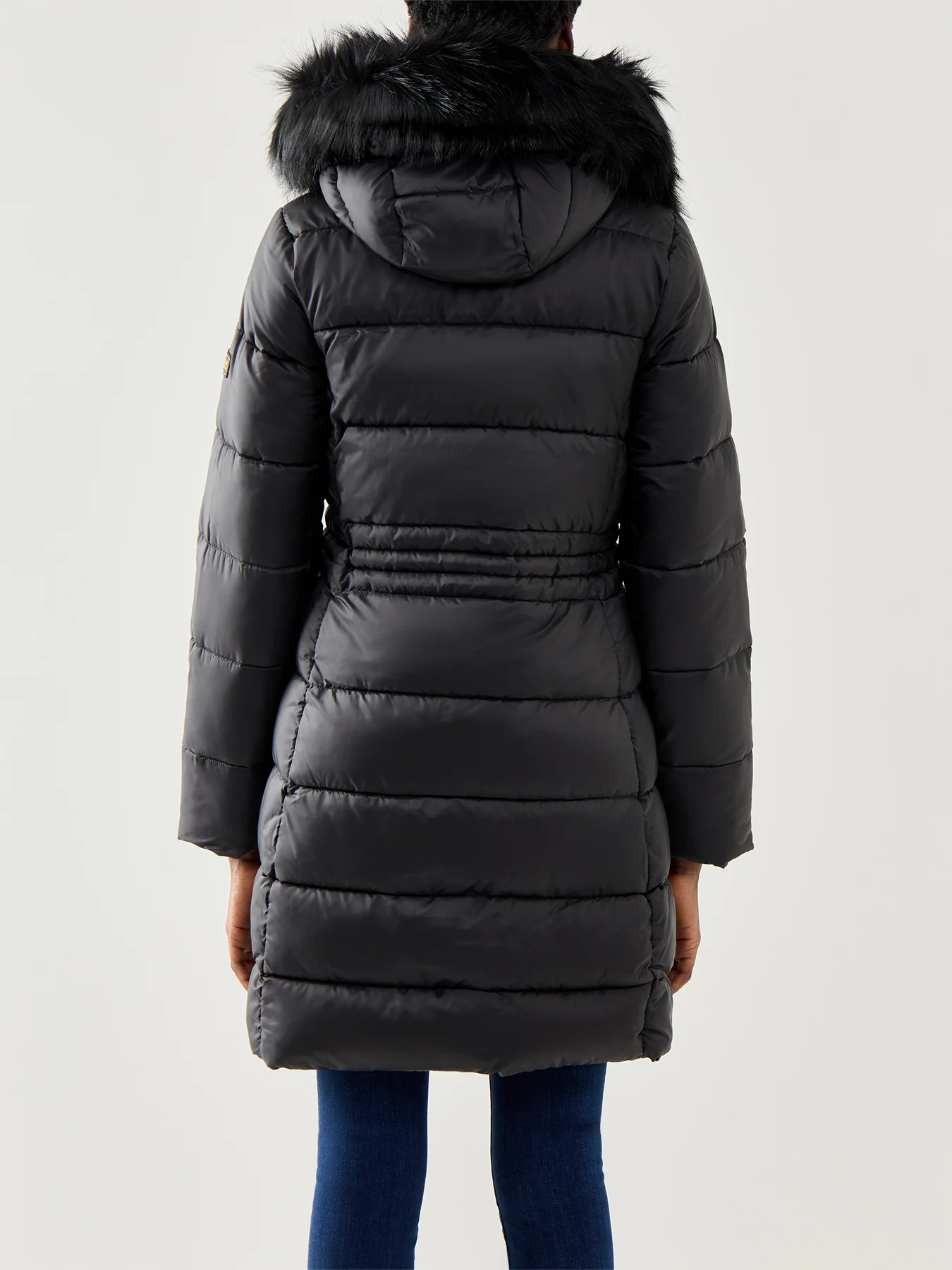 Womens Barbour International Anastasia Puffer Jacket Black - Image 5