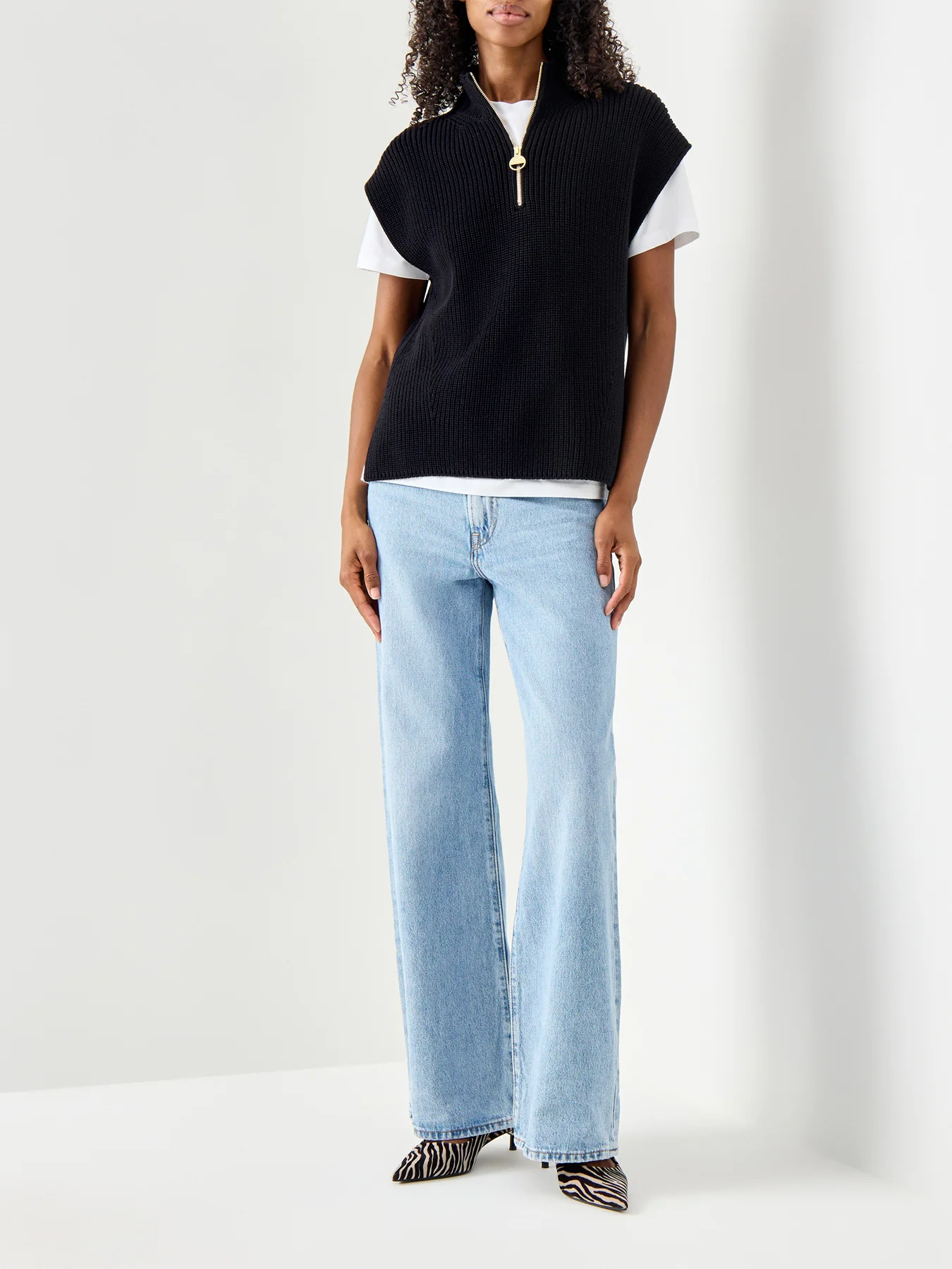 Barbour International Clara Sleeveless Knitted Jumper - Image 2