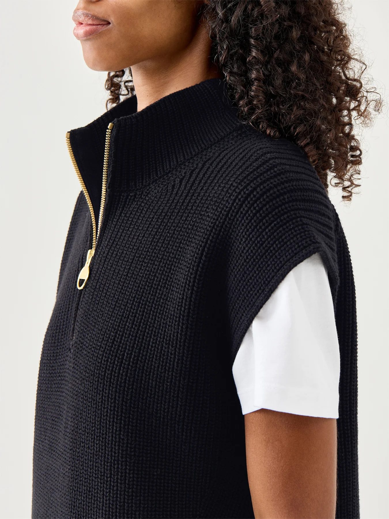 Barbour International Clara Sleeveless Knitted Jumper - Image 3
