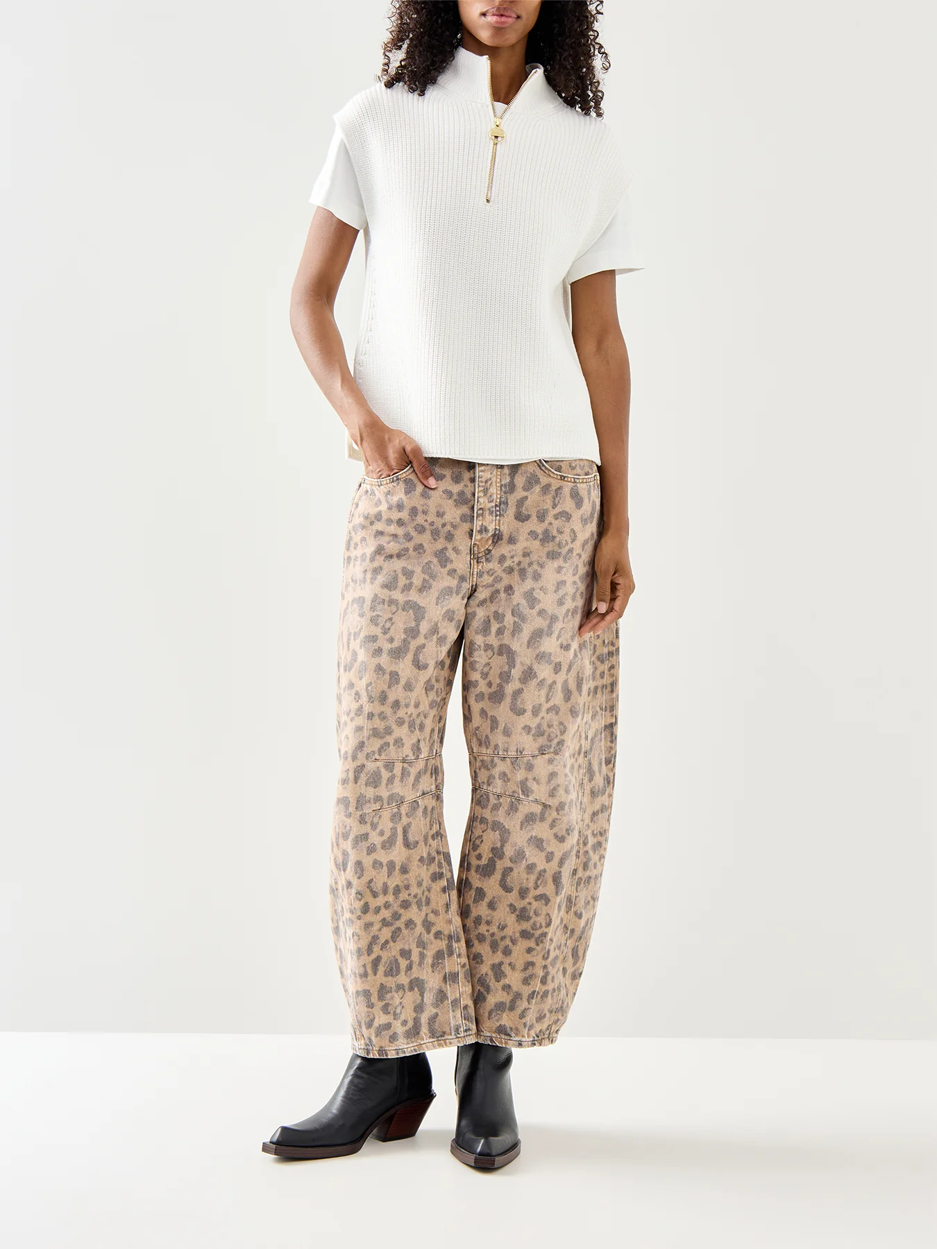 Barbour International Clara Sleeveless Knitted Jumper - Image 2