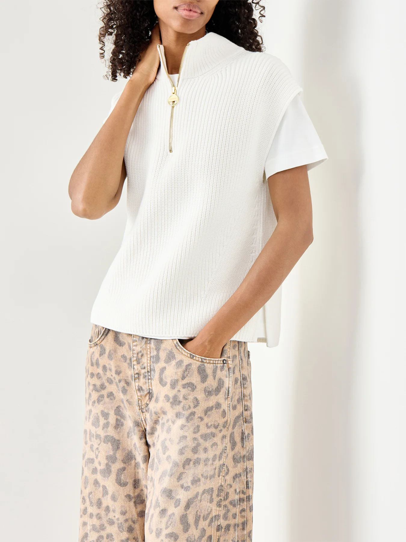 Barbour International Clara Sleeveless Knitted Jumper - Image 4