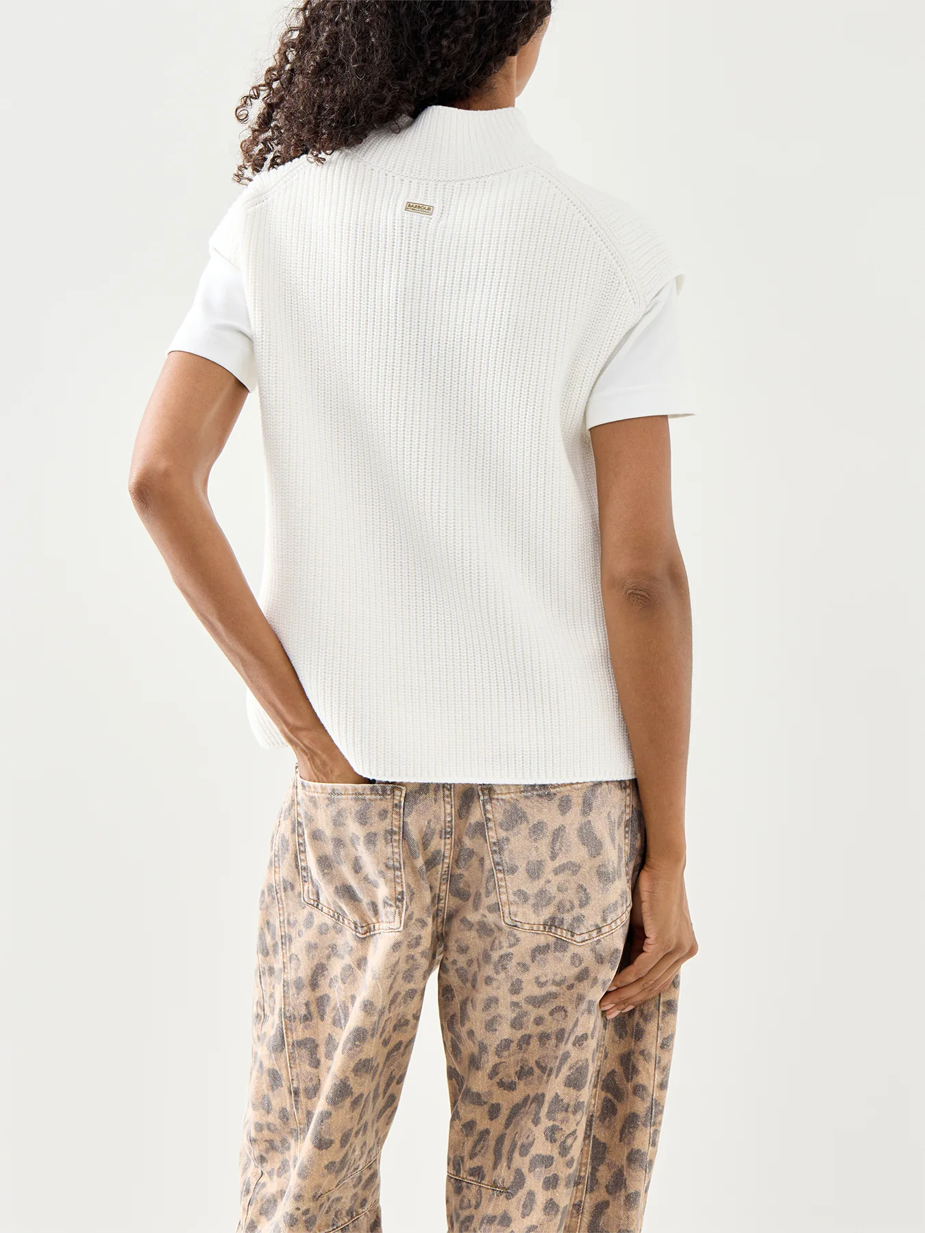 Barbour International Clara Sleeveless Knitted Jumper - Image 5